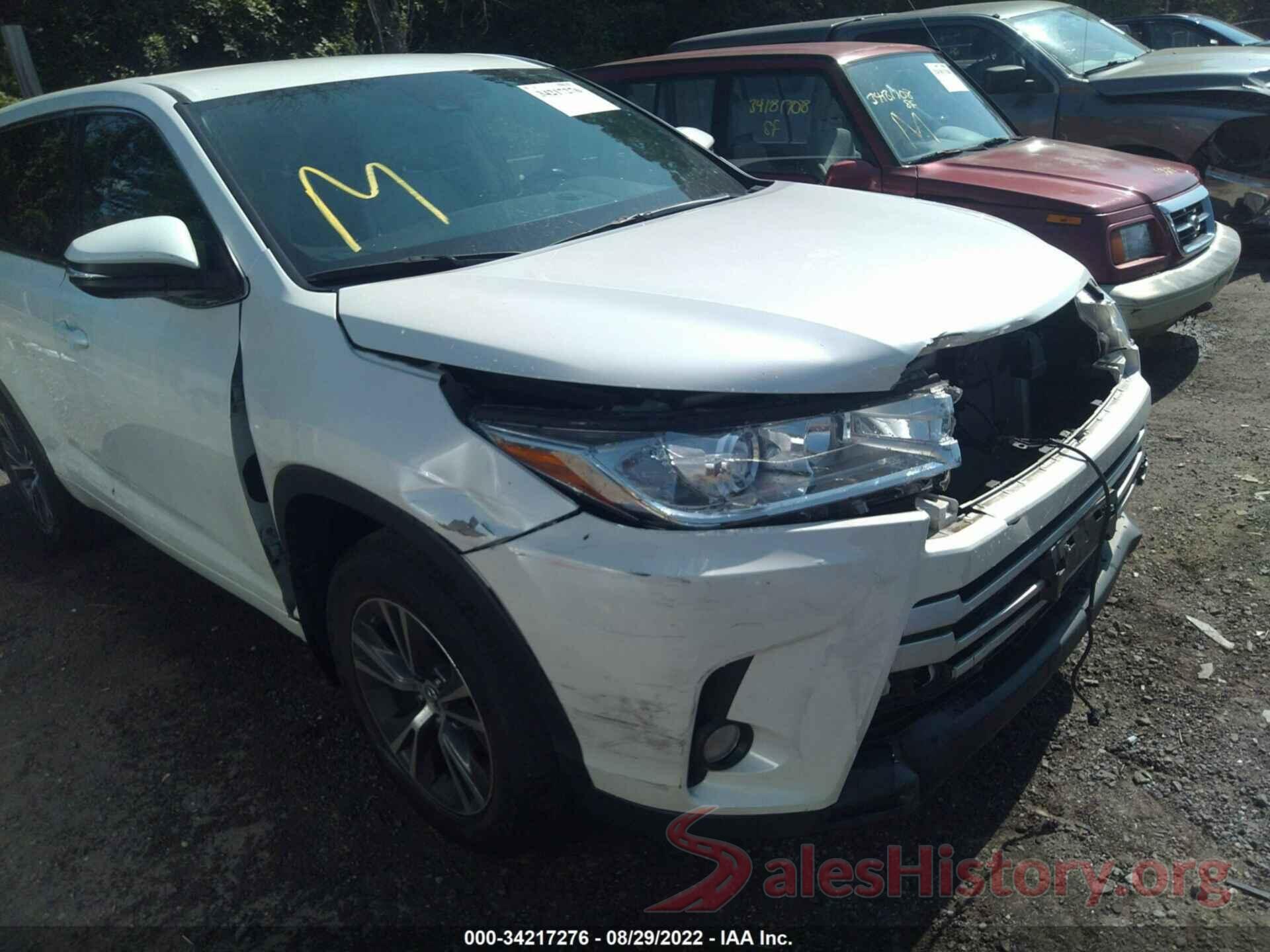 5TDBZRFH0JS849124 2018 TOYOTA HIGHLANDER