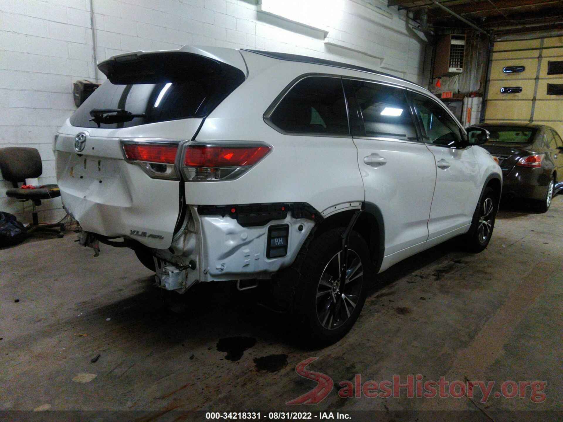 5TDJKRFH0GS259529 2016 TOYOTA HIGHLANDER