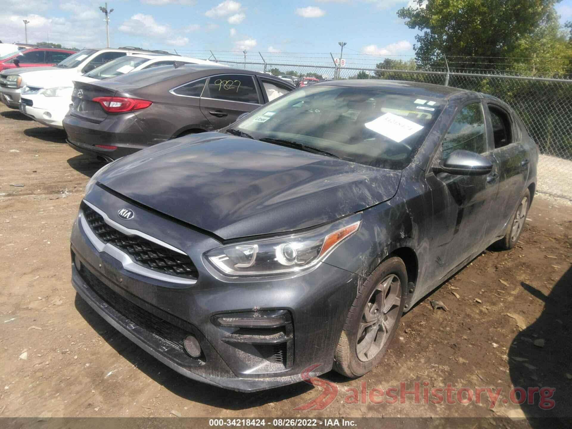 3KPF24AD8KE082504 2019 KIA FORTE