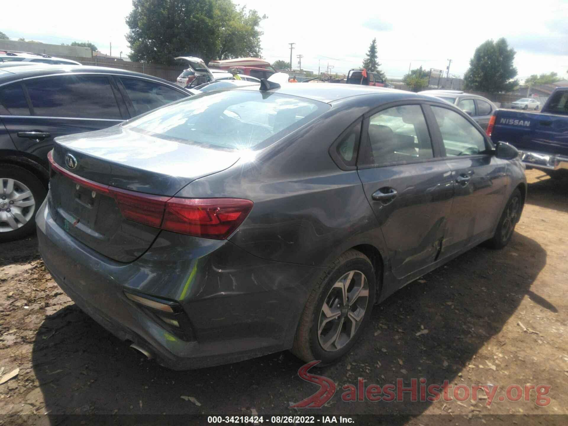 3KPF24AD8KE082504 2019 KIA FORTE