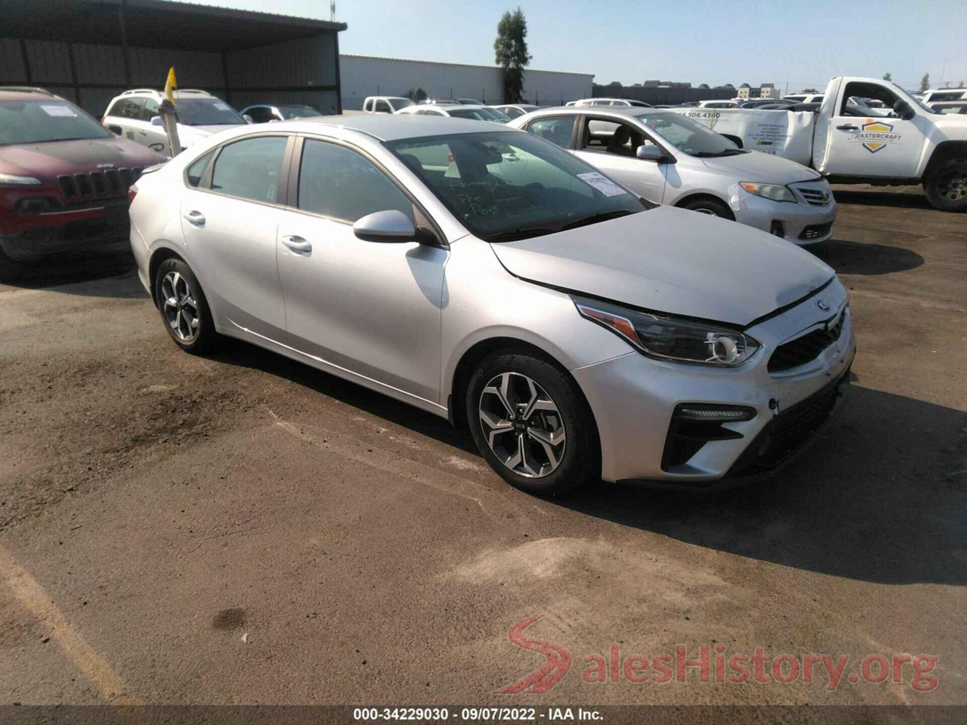 3KPF24AD4LE243299 2020 KIA FORTE