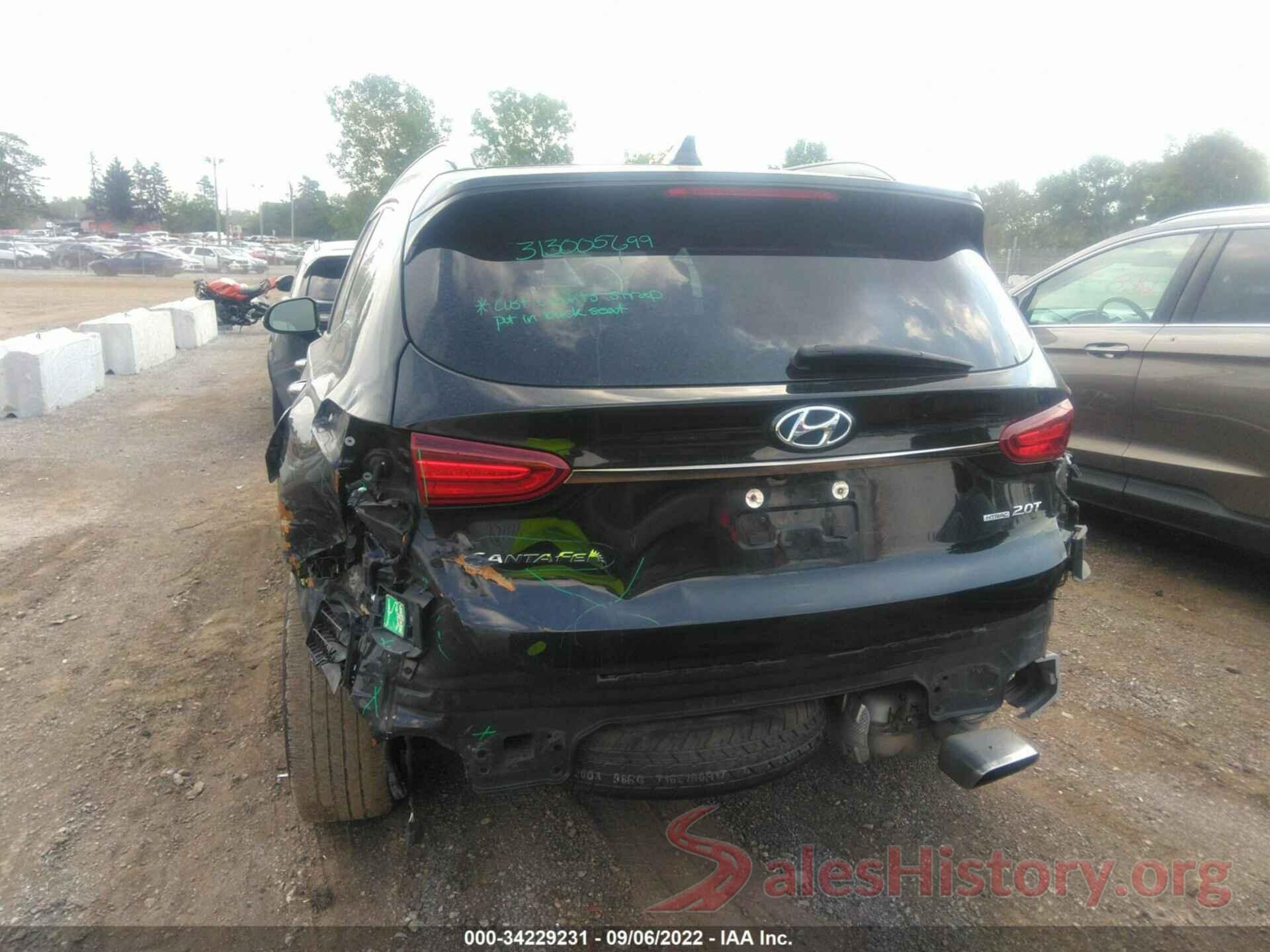 5NMS5CAA0KH016592 2019 HYUNDAI SANTA FE