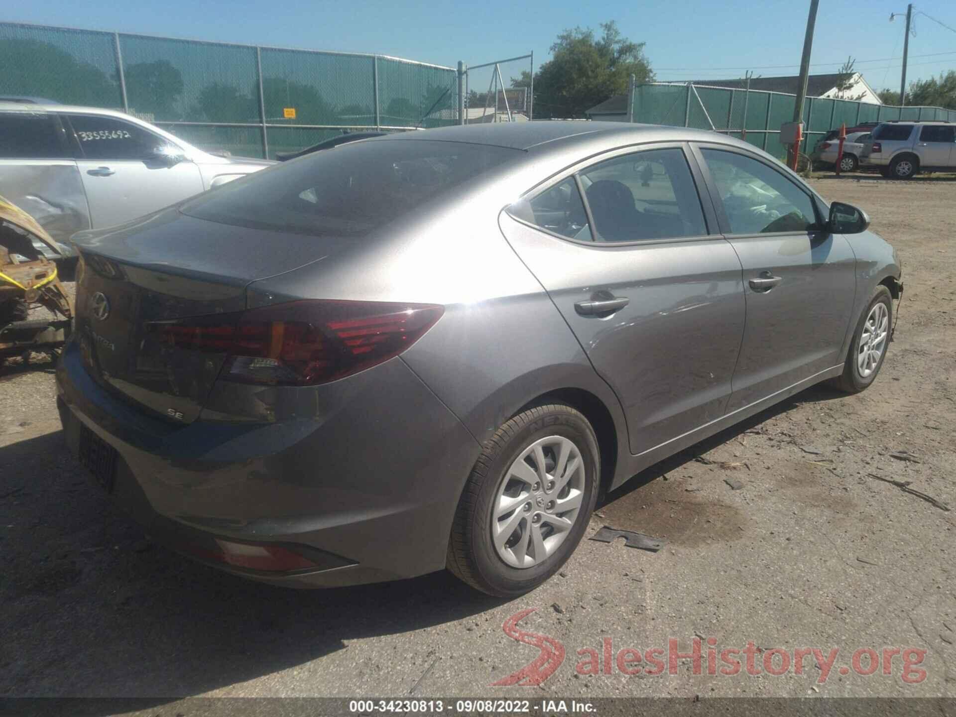 5NPD74LF8LH520104 2020 HYUNDAI ELANTRA