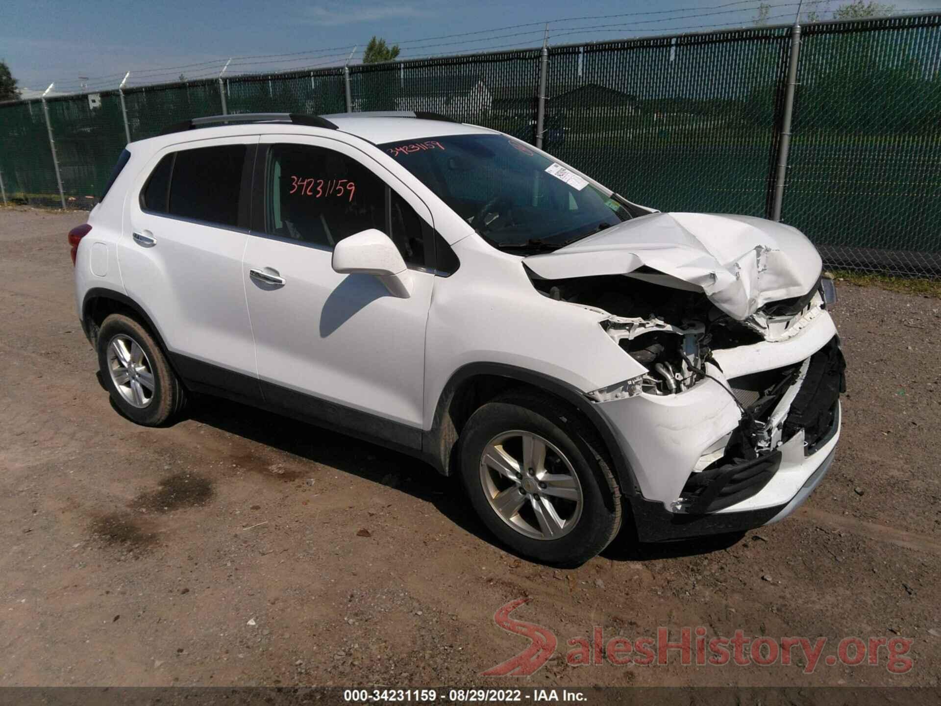 KL7CJPSB5KB755327 2019 CHEVROLET TRAX