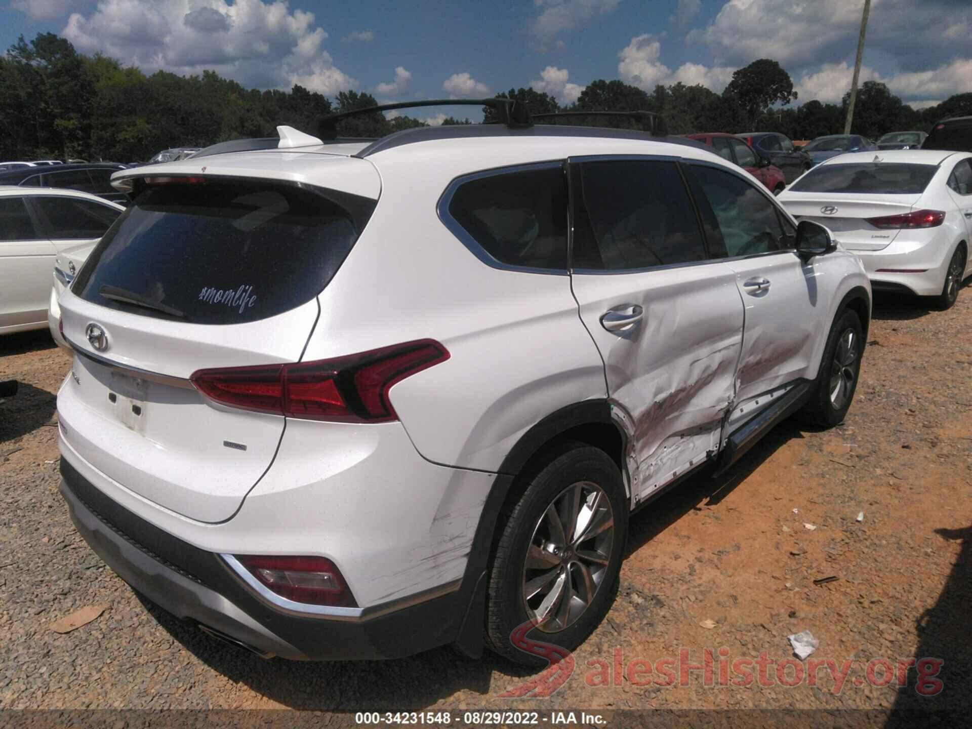 5NMS3CAD1LH181021 2020 HYUNDAI SANTA FE