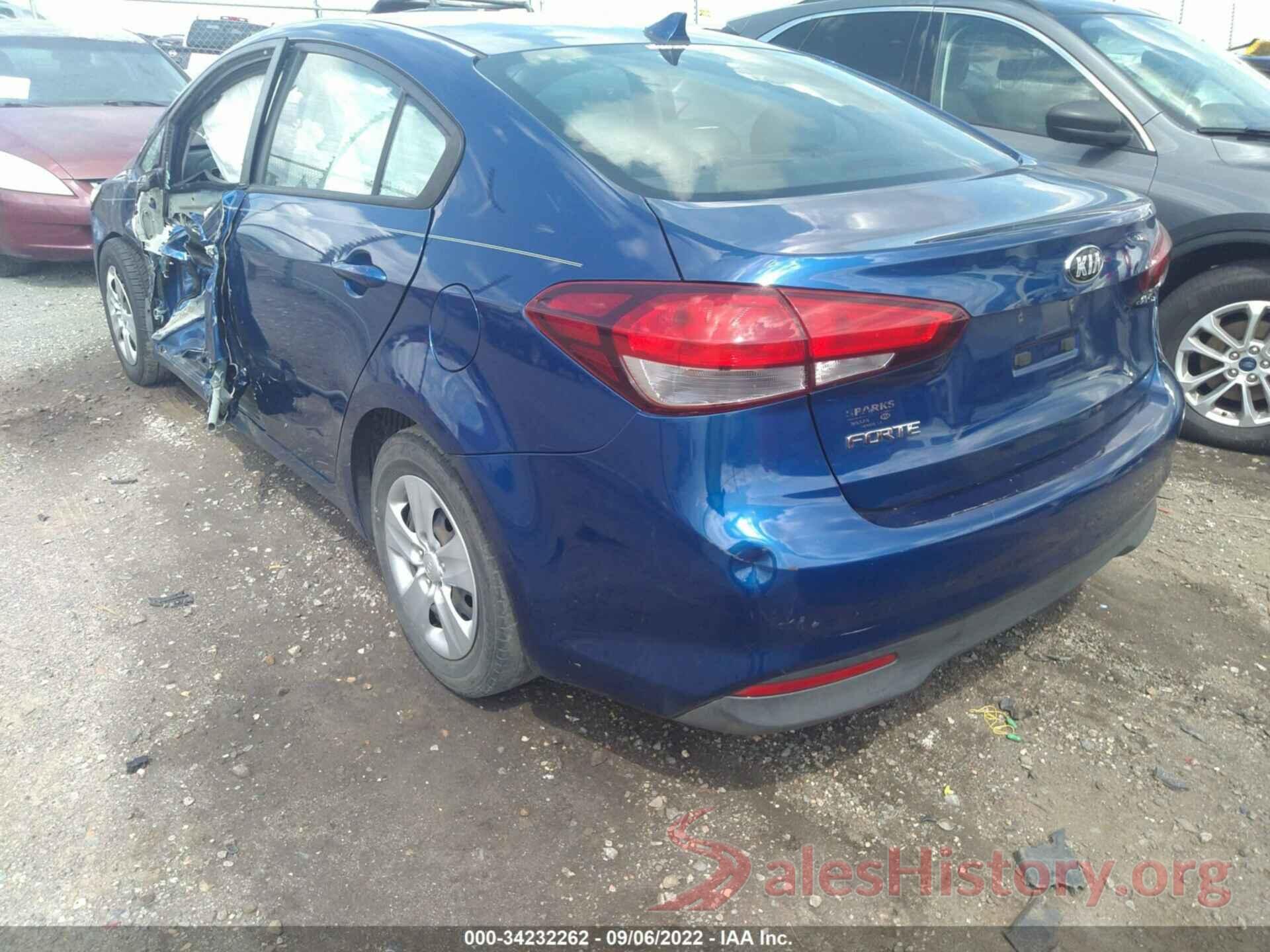 3KPFL4A79HE156304 2017 KIA FORTE