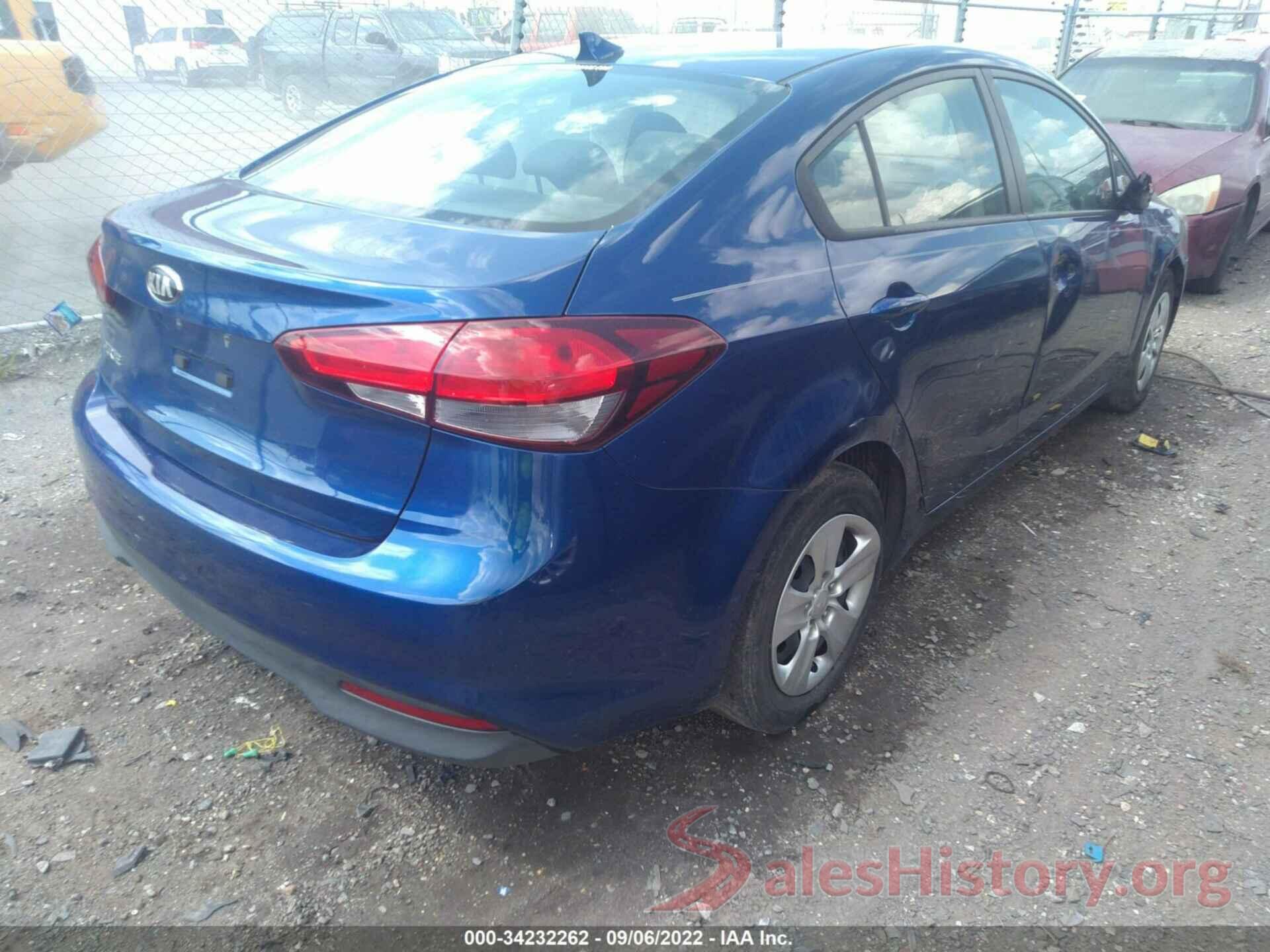 3KPFL4A79HE156304 2017 KIA FORTE