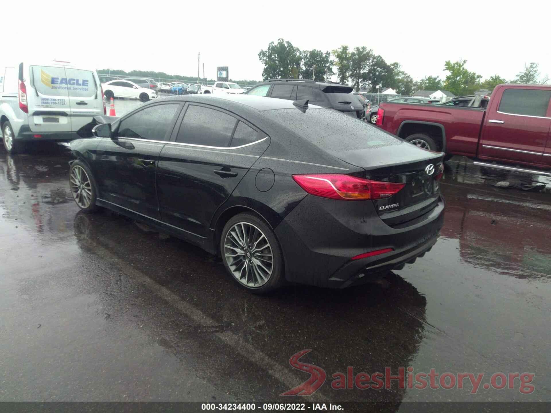 KMHD04LB1HU345530 2017 HYUNDAI ELANTRA