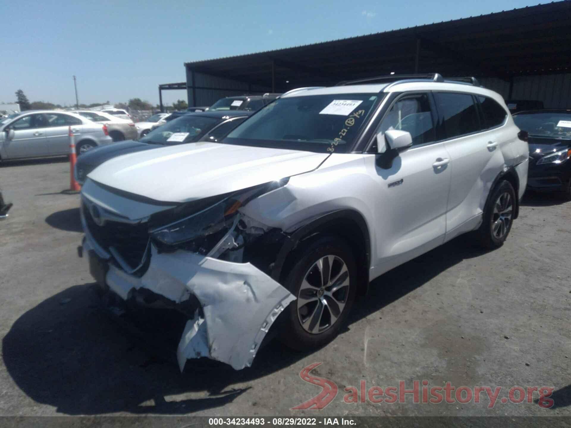 5TDHARAH7MS507960 2021 TOYOTA HIGHLANDER