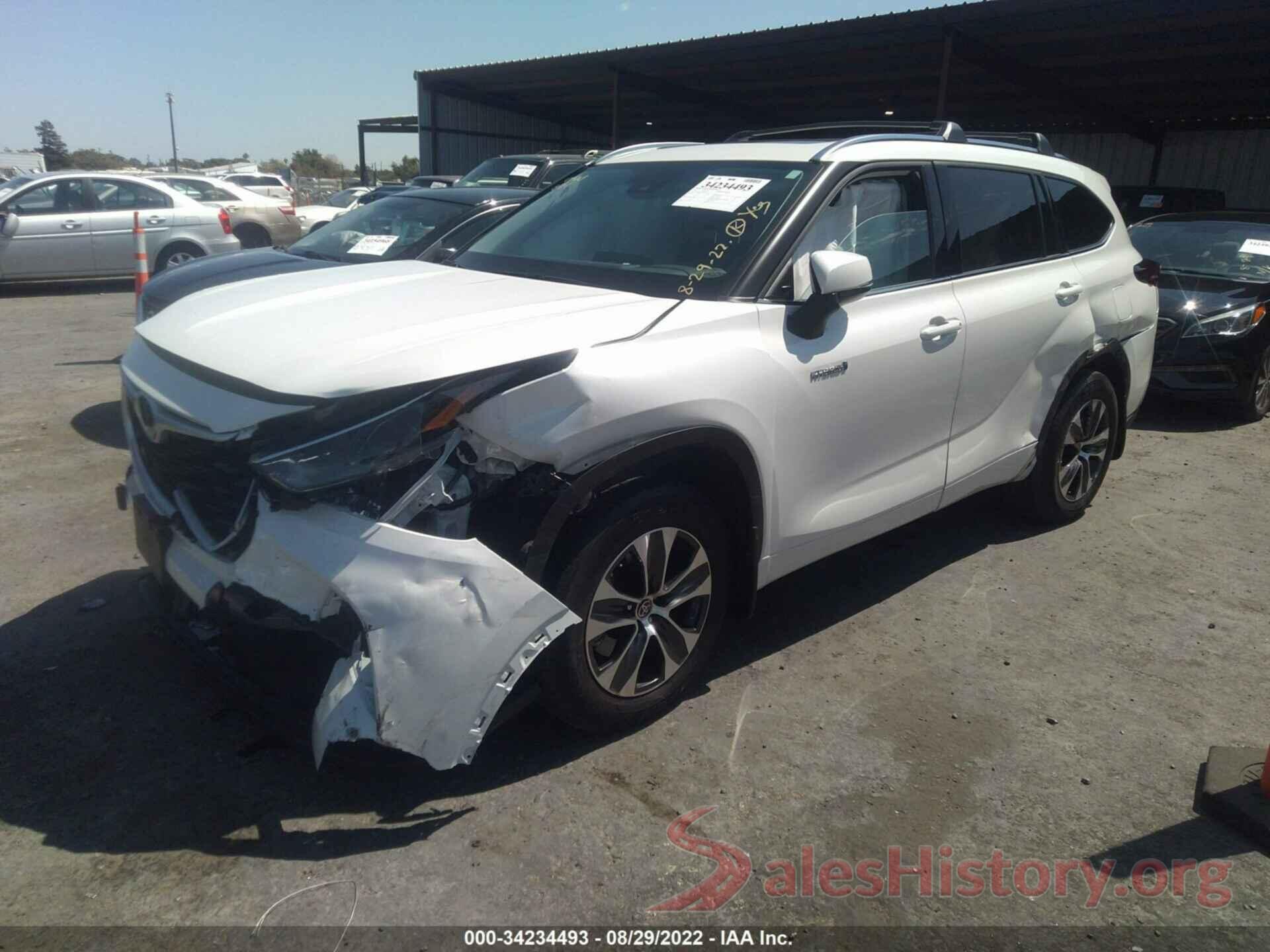 5TDHARAH7MS507960 2021 TOYOTA HIGHLANDER