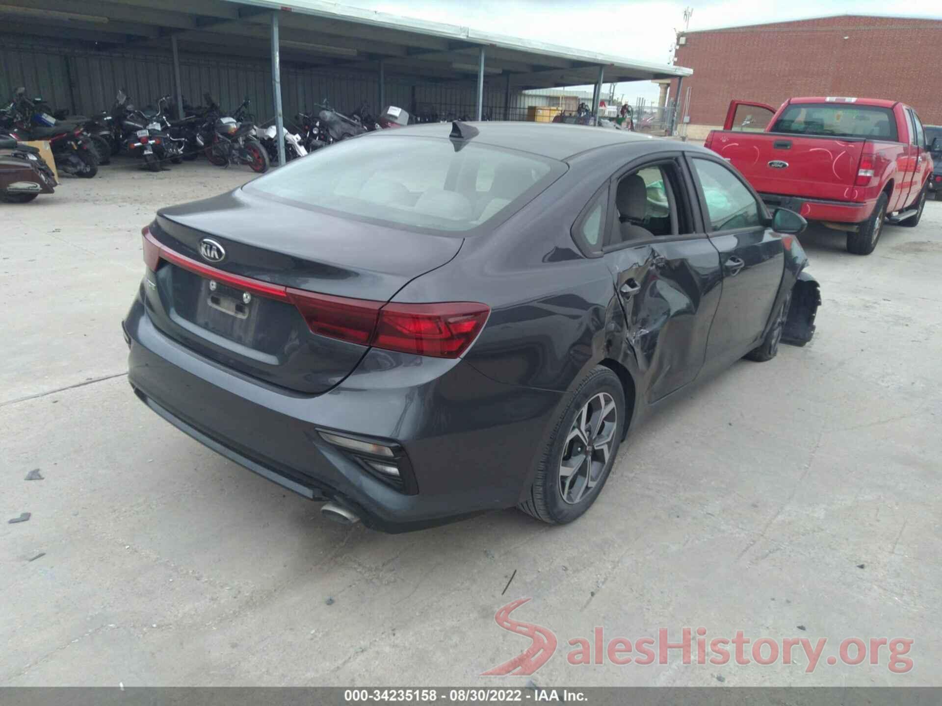 3KPF24ADXLE253285 2020 KIA FORTE