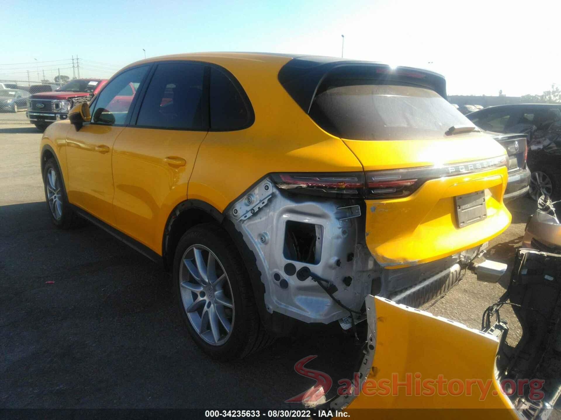 WP1AA2AY1KDA06501 2019 PORSCHE CAYENNE