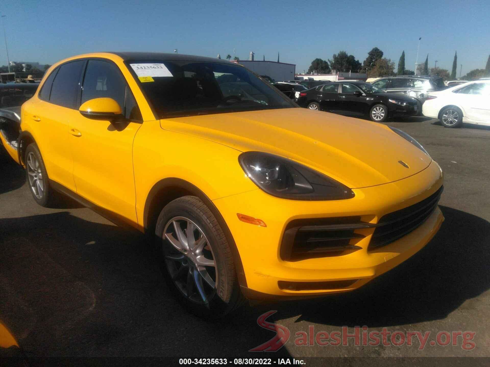 WP1AA2AY1KDA06501 2019 PORSCHE CAYENNE