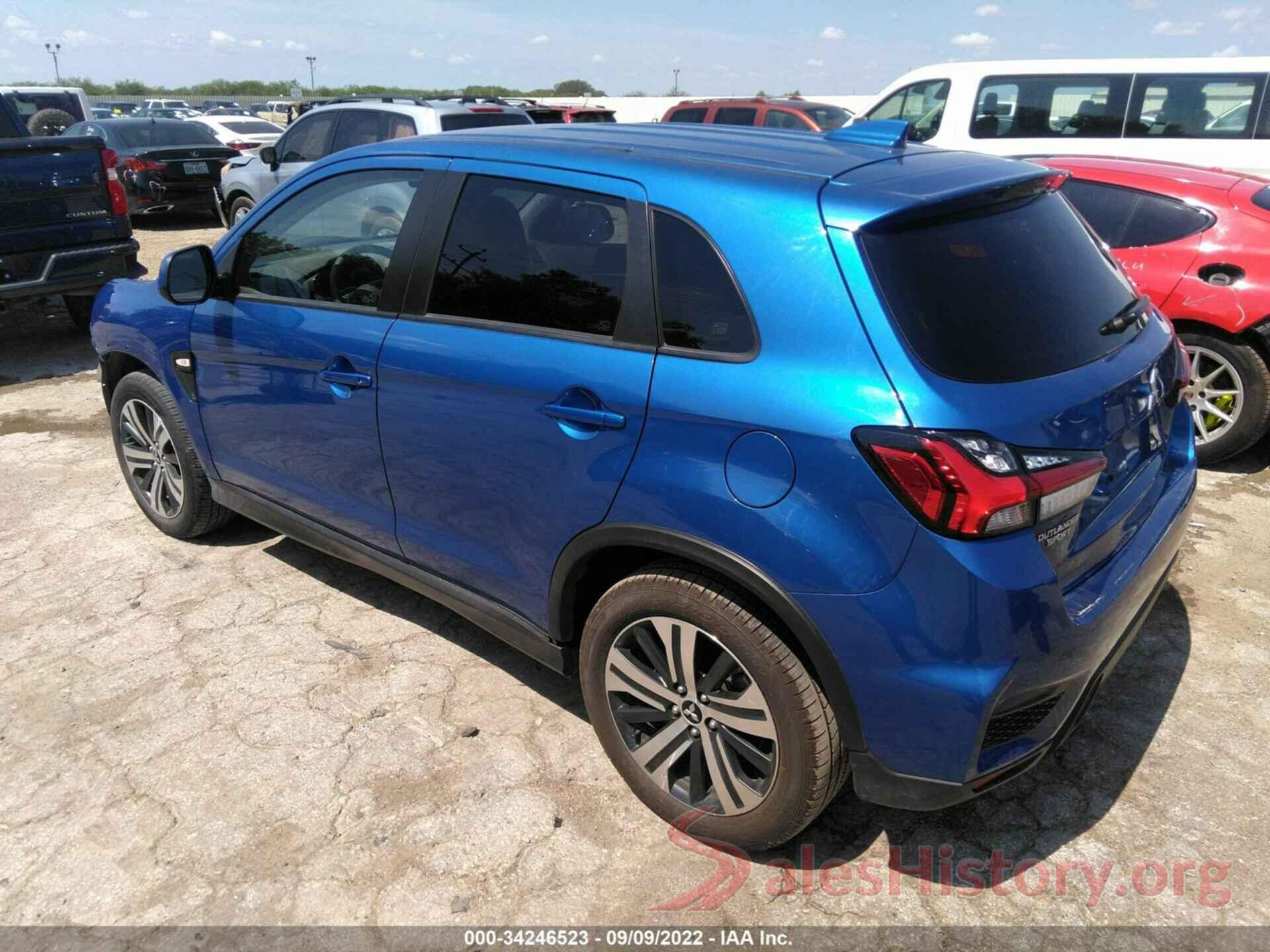 JA4AP3AU1LU027587 2020 MITSUBISHI OUTLANDER SPORT