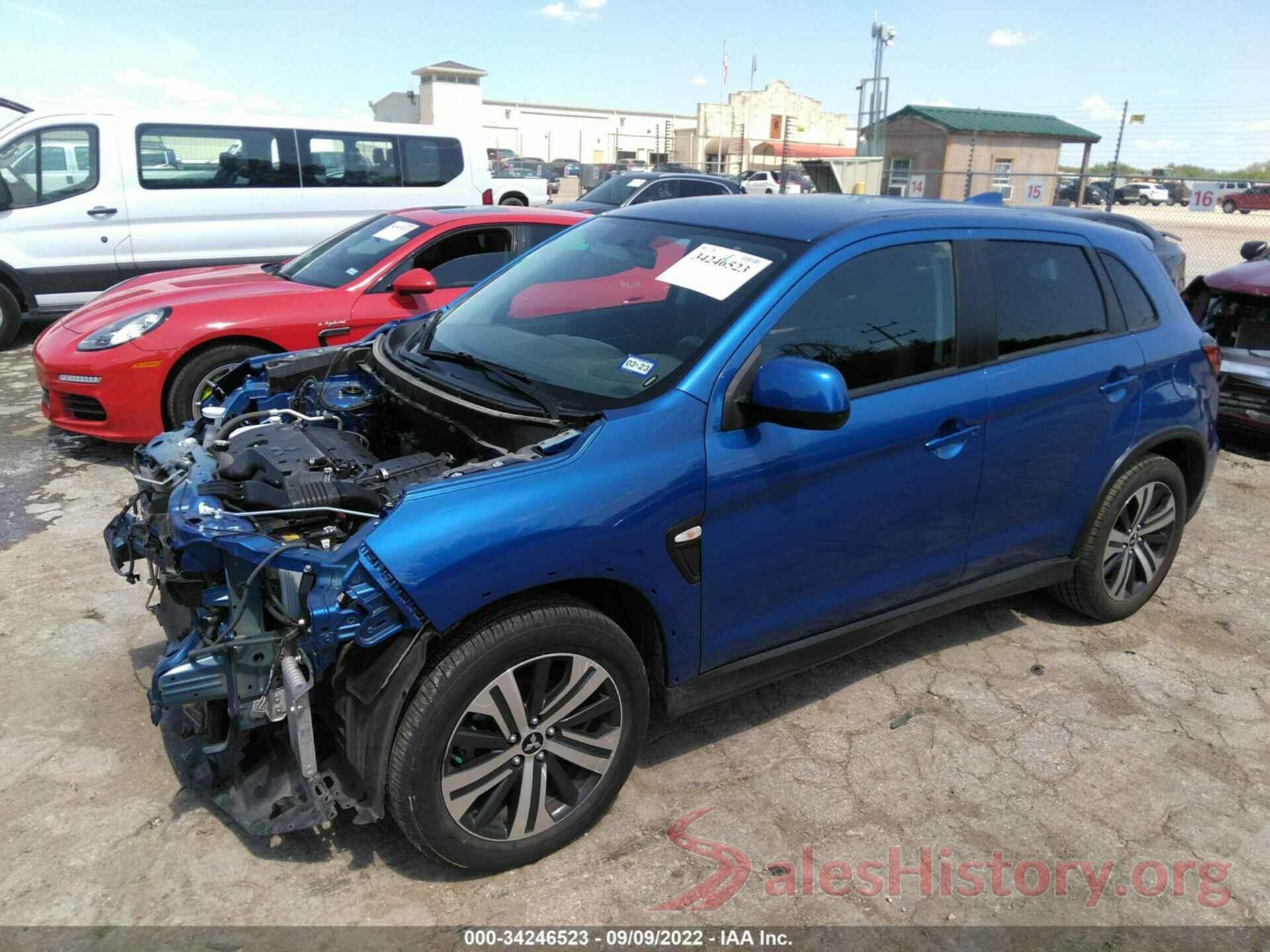 JA4AP3AU1LU027587 2020 MITSUBISHI OUTLANDER SPORT