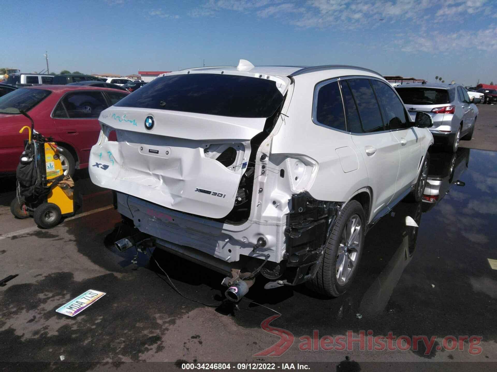 5UXTR9C51KLE12624 2019 BMW X3