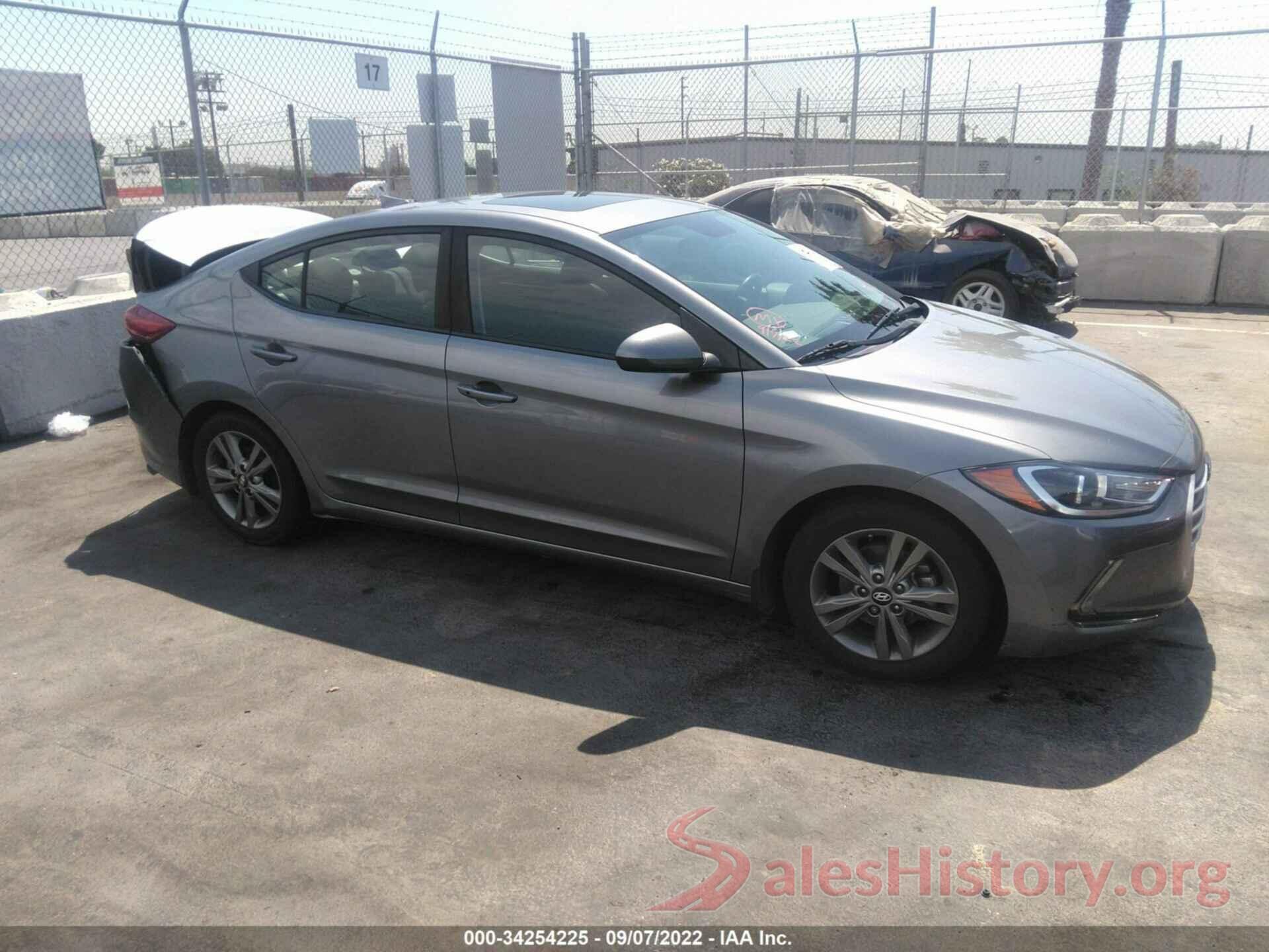 5NPD84LF7JH314332 2018 HYUNDAI ELANTRA