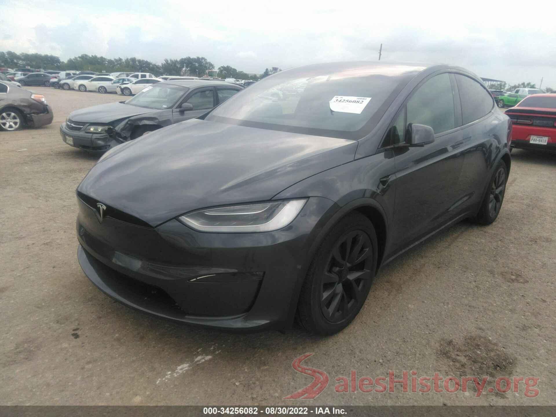 7SAXCAE56NF346341 2022 TESLA MODEL X