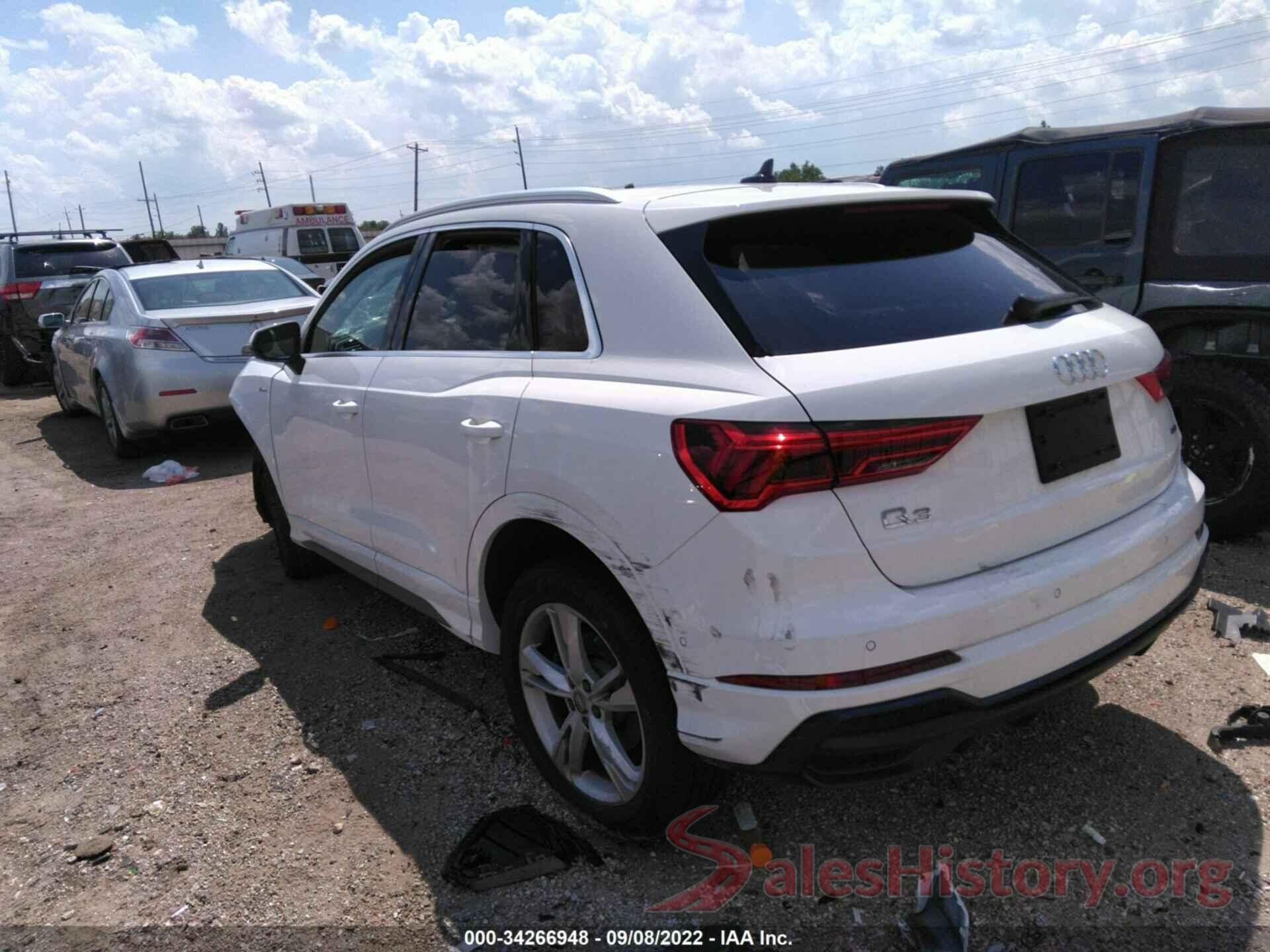 WA1FECF36L1016355 2020 AUDI Q3