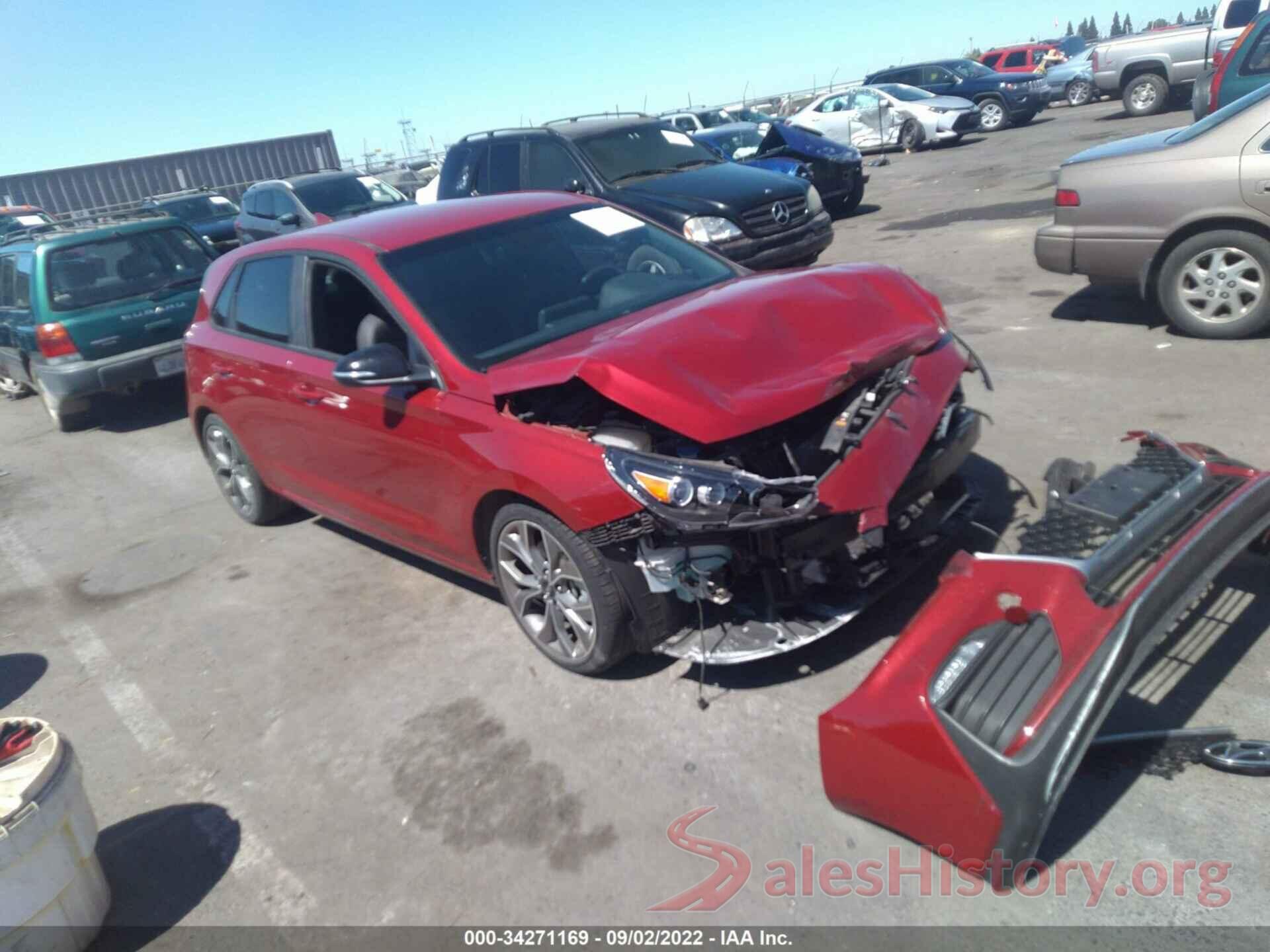 KMHH55LC8LU120287 2020 HYUNDAI ELANTRA GT