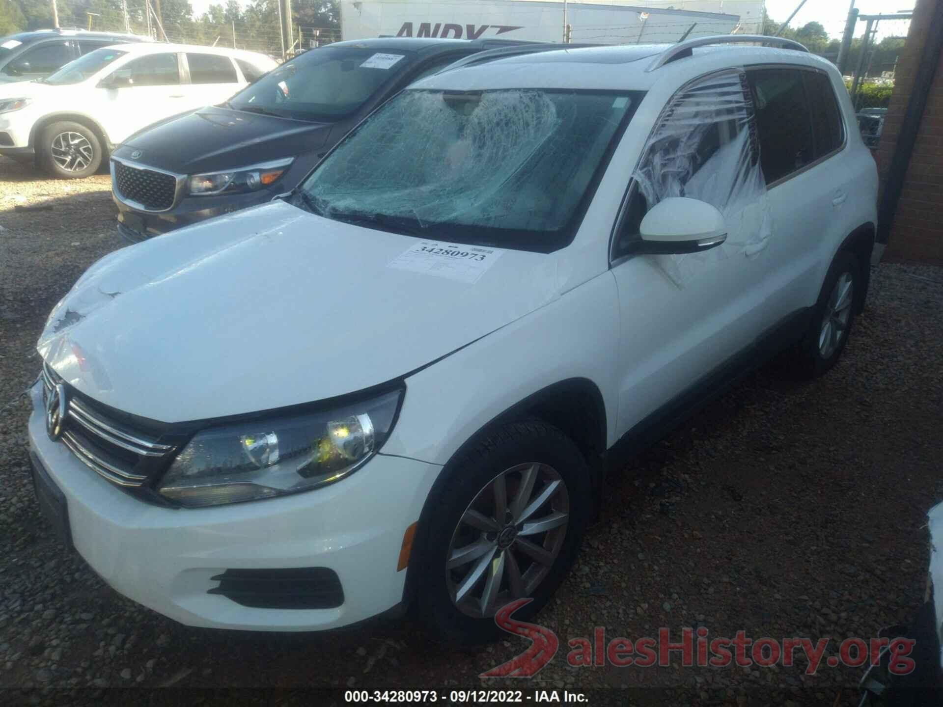 WVGSV7AX7HK012737 2017 VOLKSWAGEN TIGUAN