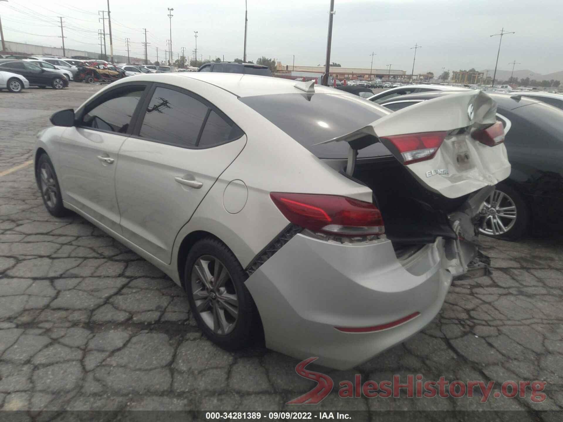 KMHD84LF1HU229238 2017 HYUNDAI ELANTRA