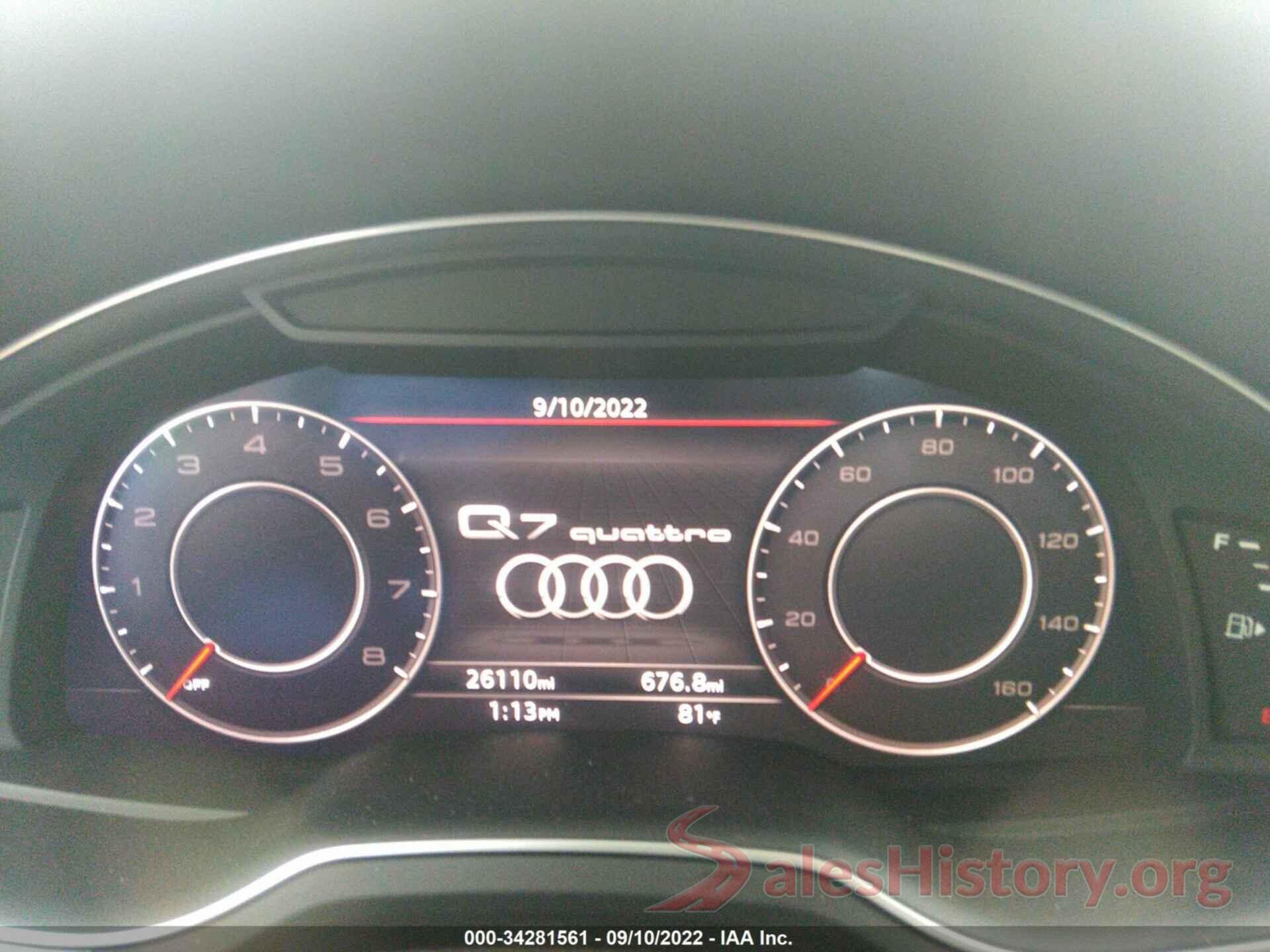 WA1AHAF70KD047509 2019 AUDI Q7