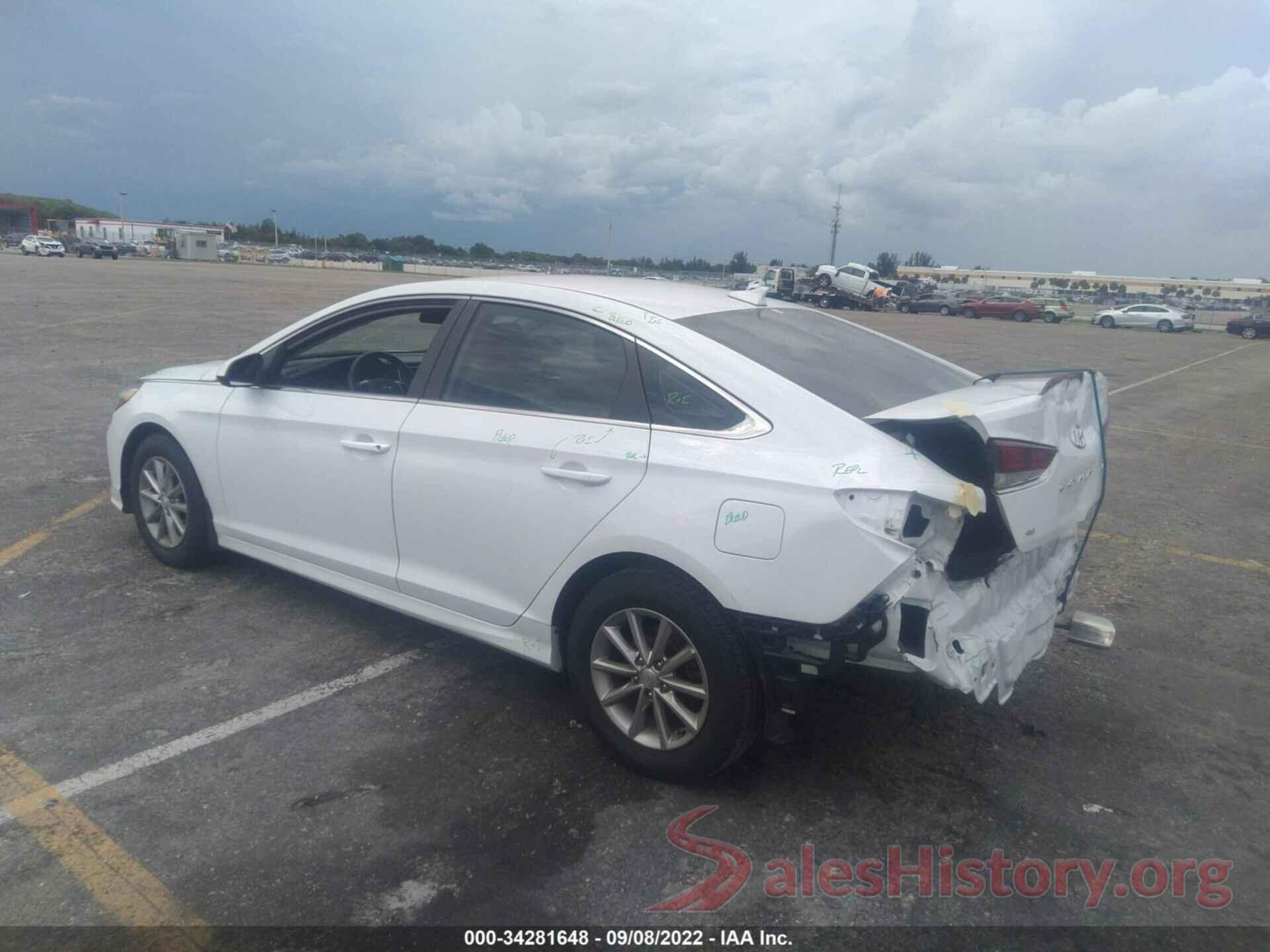 5NPE24AF3KH797005 2019 HYUNDAI SONATA