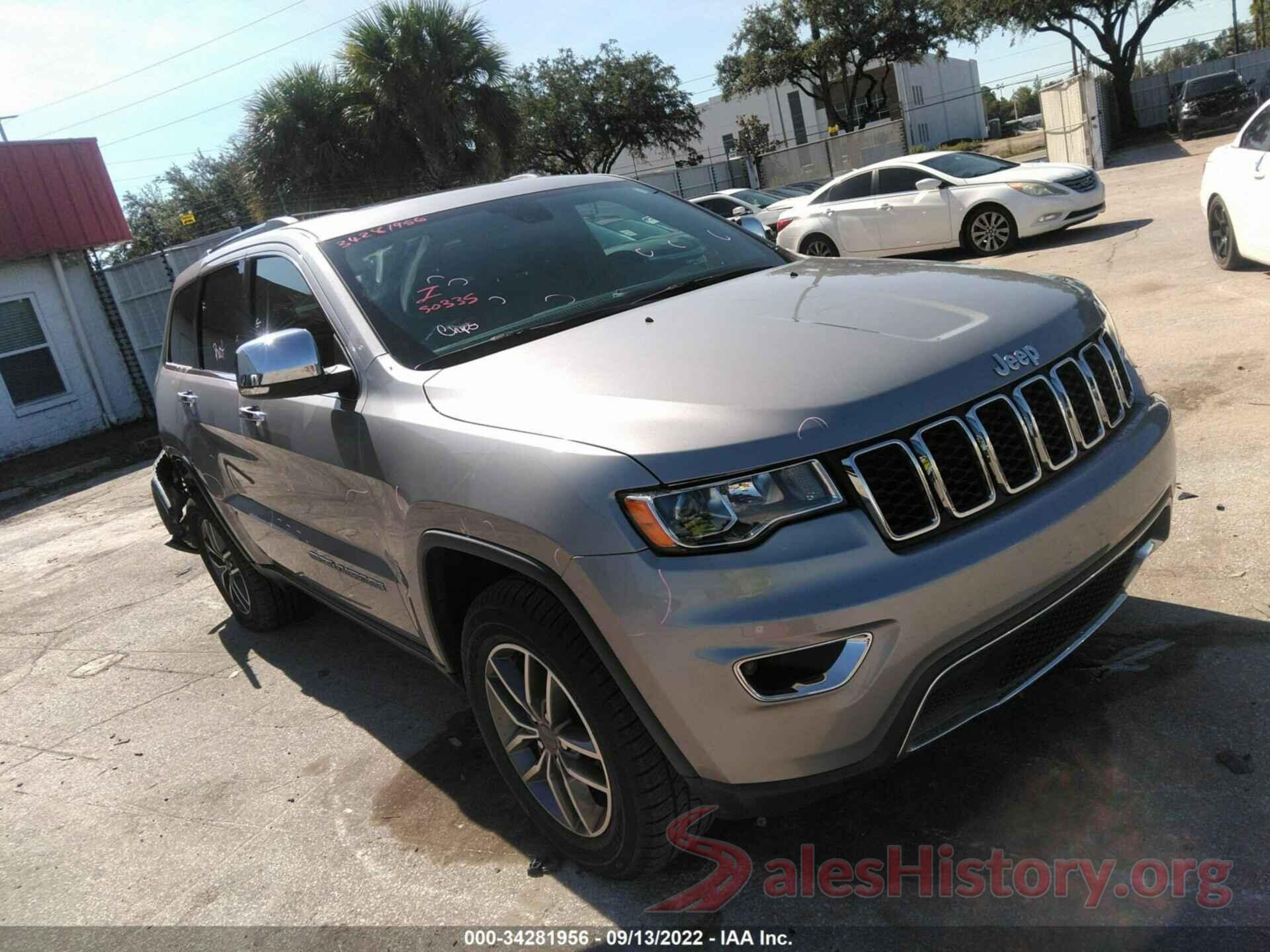 1C4RJFBG4LC263287 2020 JEEP GRAND CHEROKEE