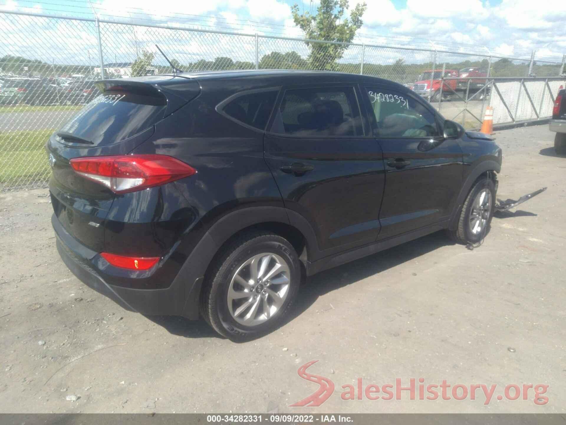 KM8J2CA45JU698077 2018 HYUNDAI TUCSON