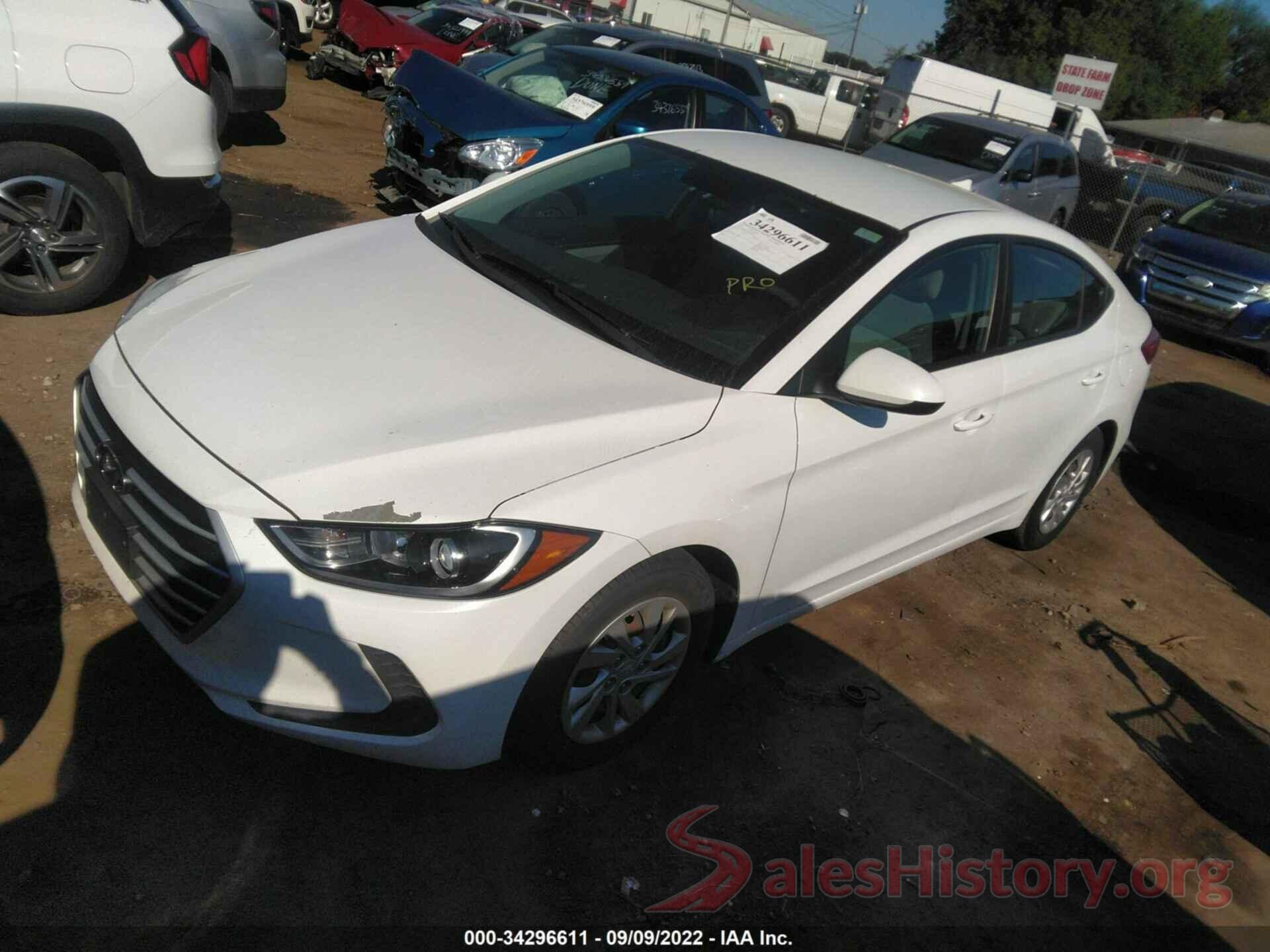 5NPD74LF2HH200932 2017 HYUNDAI ELANTRA