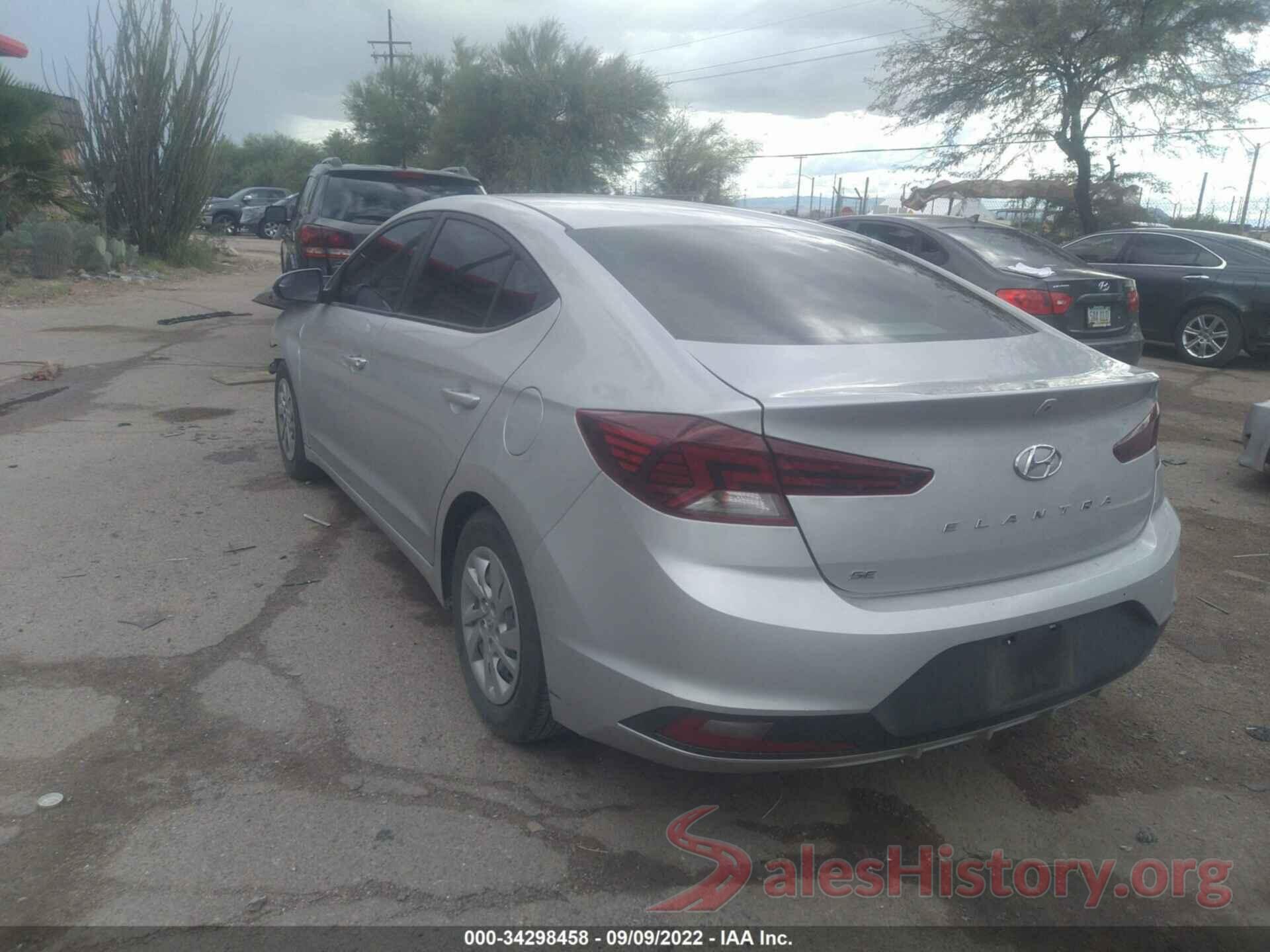 KMHD74LFXKU809212 2019 HYUNDAI ELANTRA