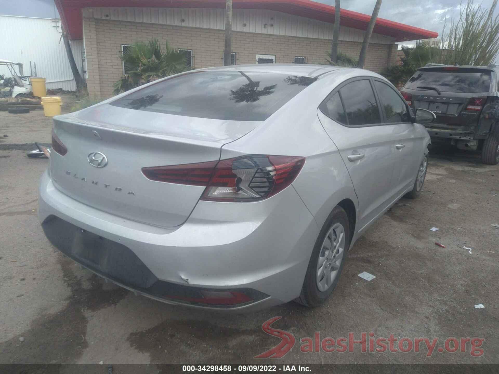 KMHD74LFXKU809212 2019 HYUNDAI ELANTRA