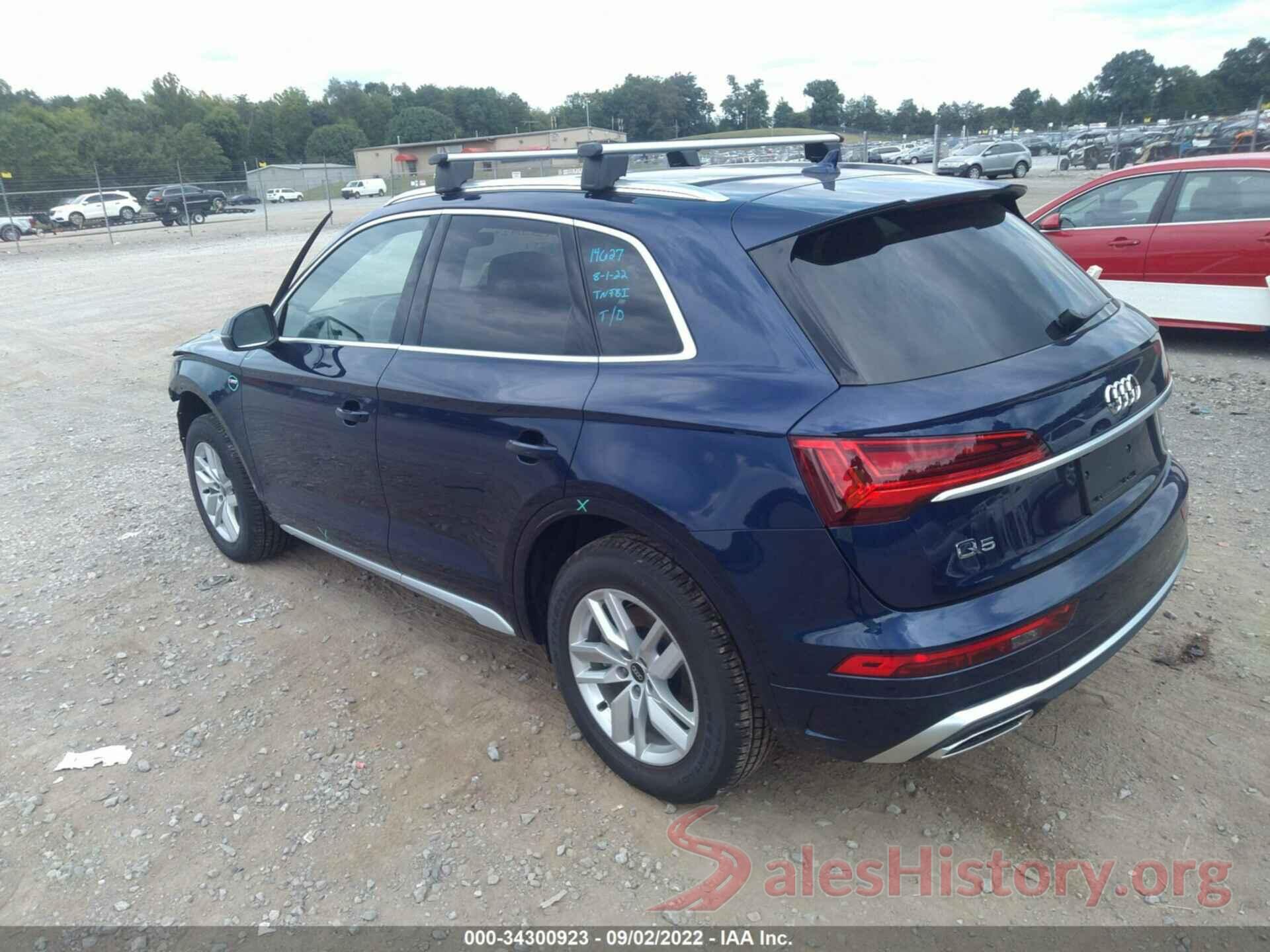 WA1GAAFYXN2085210 2022 AUDI Q5