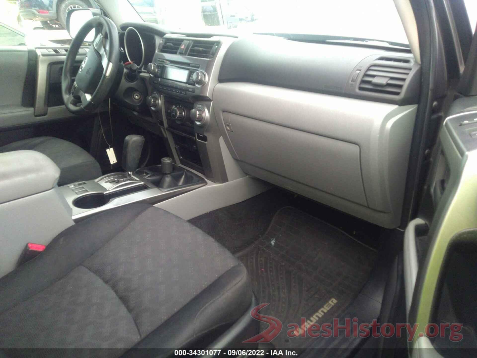 JTEBU5JR1C5077728 2012 TOYOTA 4RUNNER