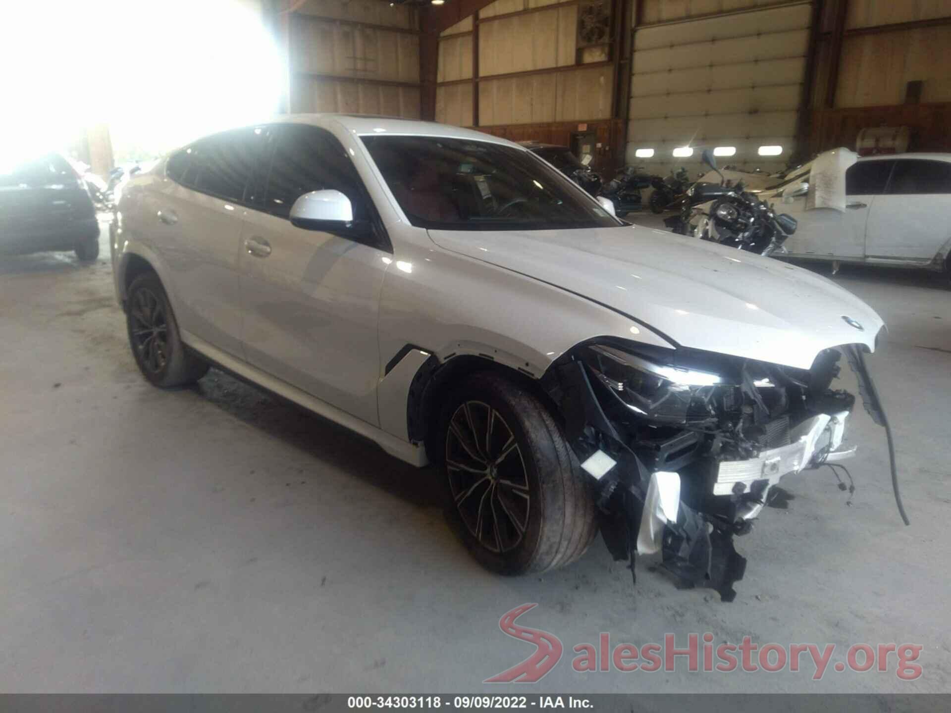 5UXCY6C09M9D74677 2021 BMW X6