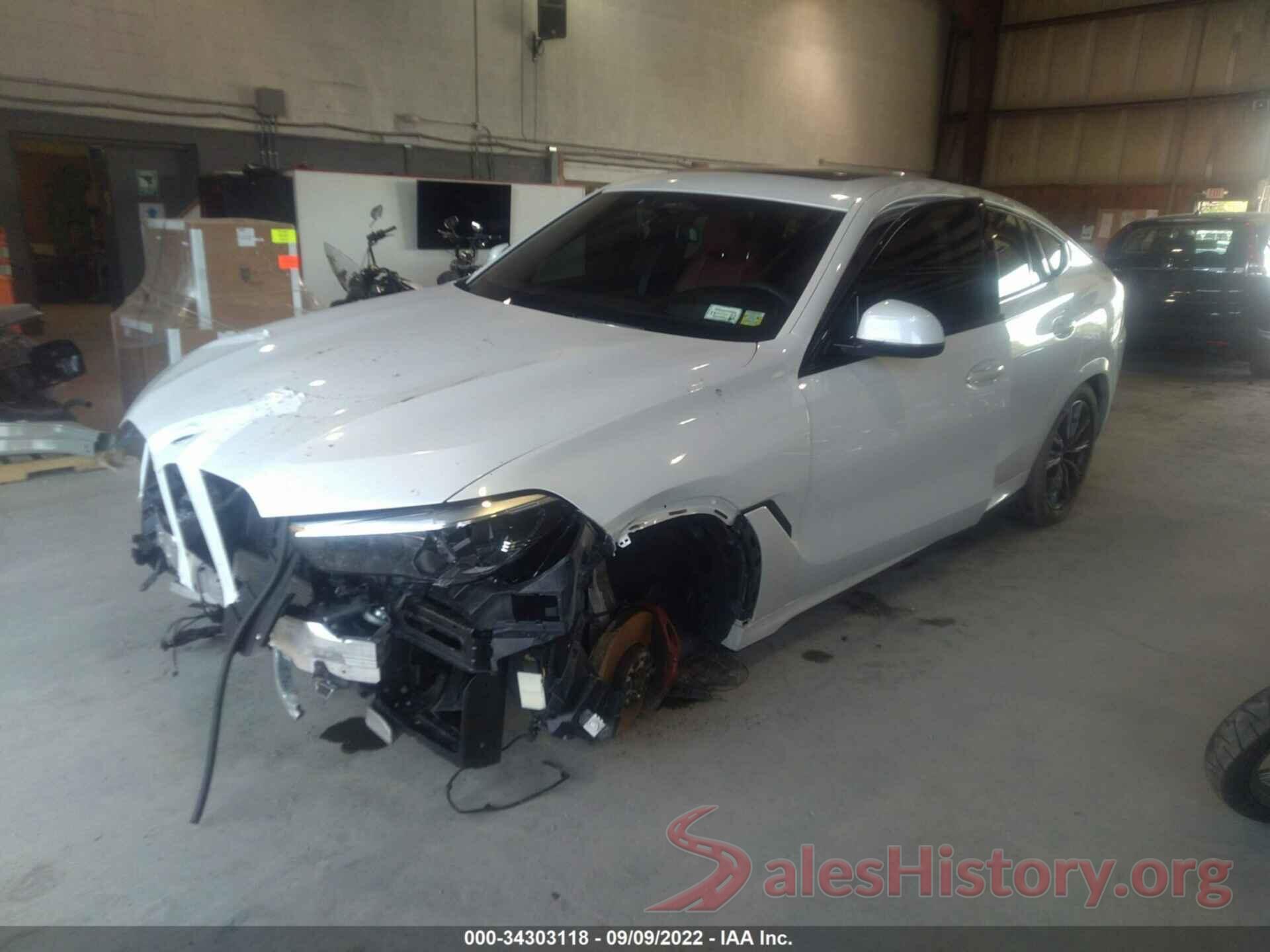 5UXCY6C09M9D74677 2021 BMW X6