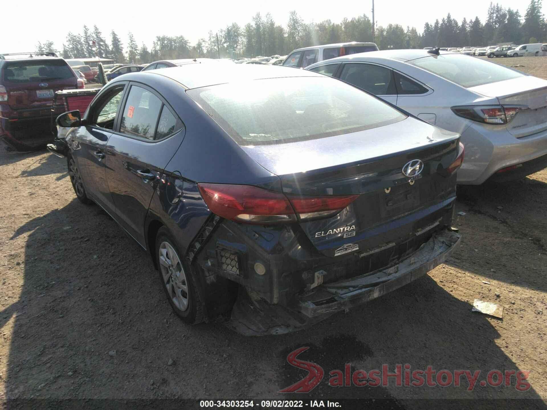 5NPD74LF3JH353681 2018 HYUNDAI ELANTRA