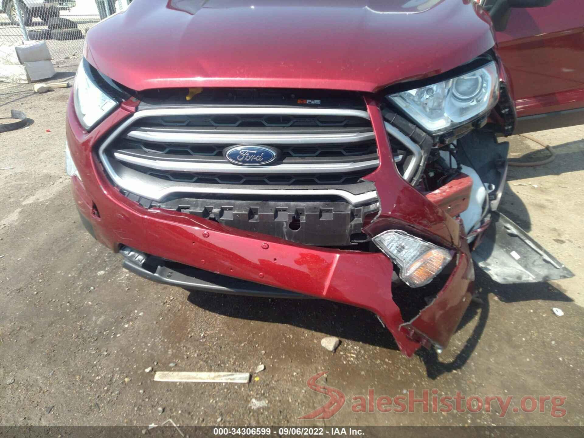 MAJ3S2GE5KC299108 2019 FORD ECOSPORT