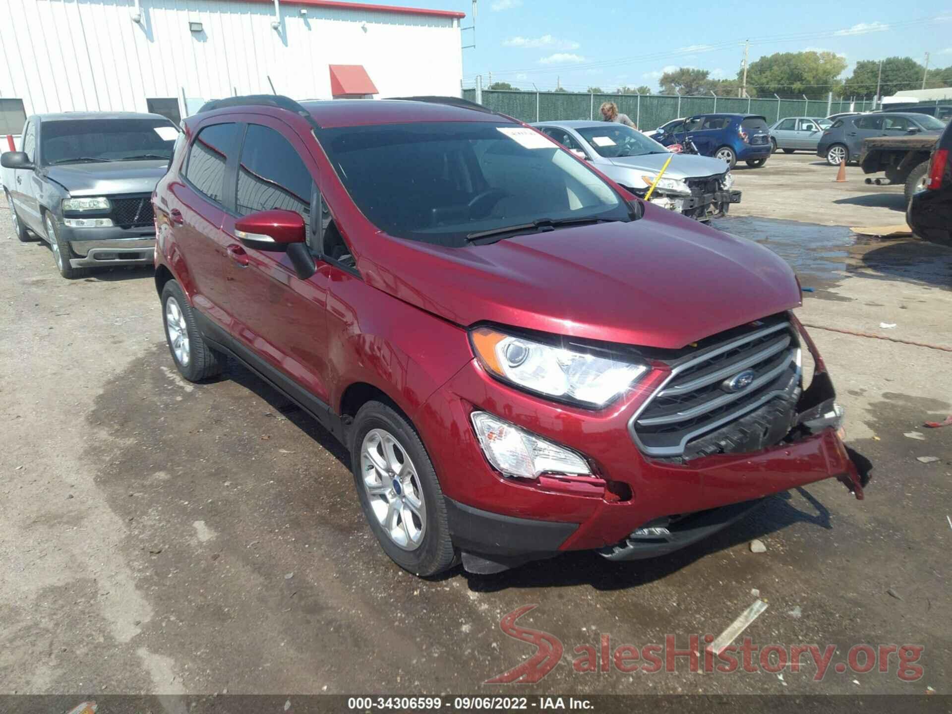 MAJ3S2GE5KC299108 2019 FORD ECOSPORT