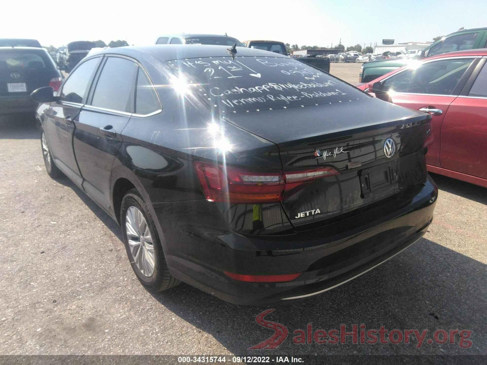 3VWC57BU9KM104233 2019 VOLKSWAGEN JETTA