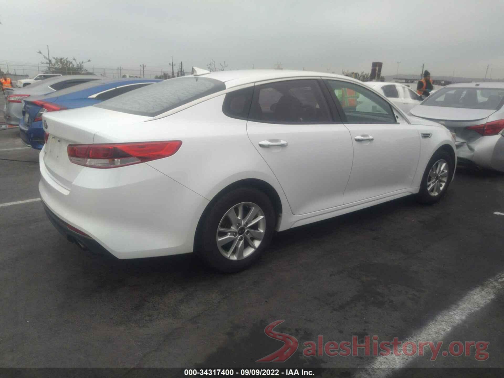 5XXGT4L33HG135552 2017 KIA OPTIMA