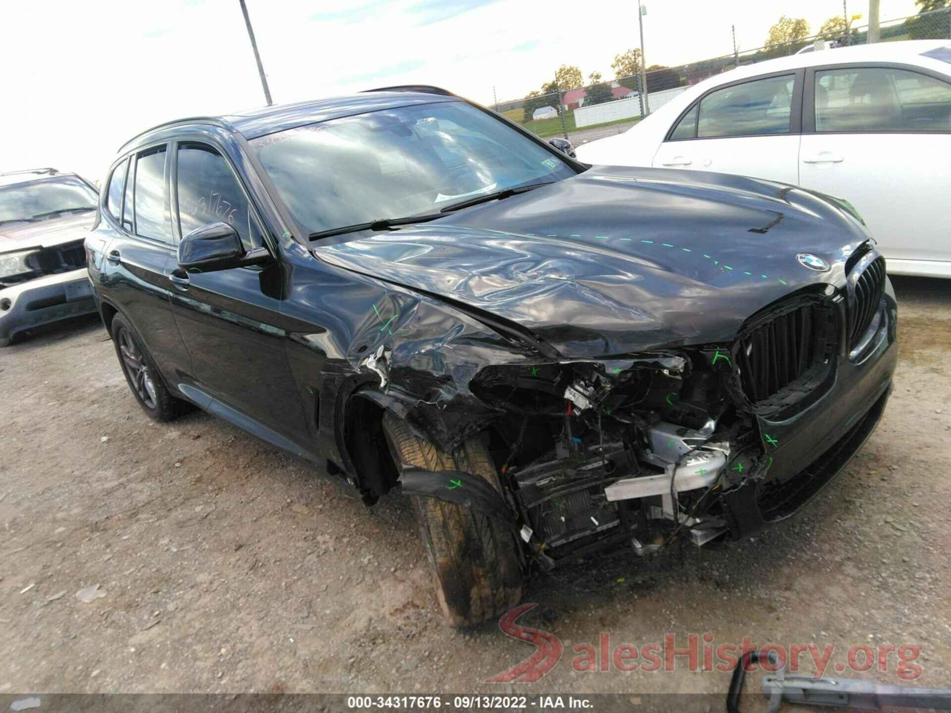 5UXTY9C07M9F41877 2021 BMW X3