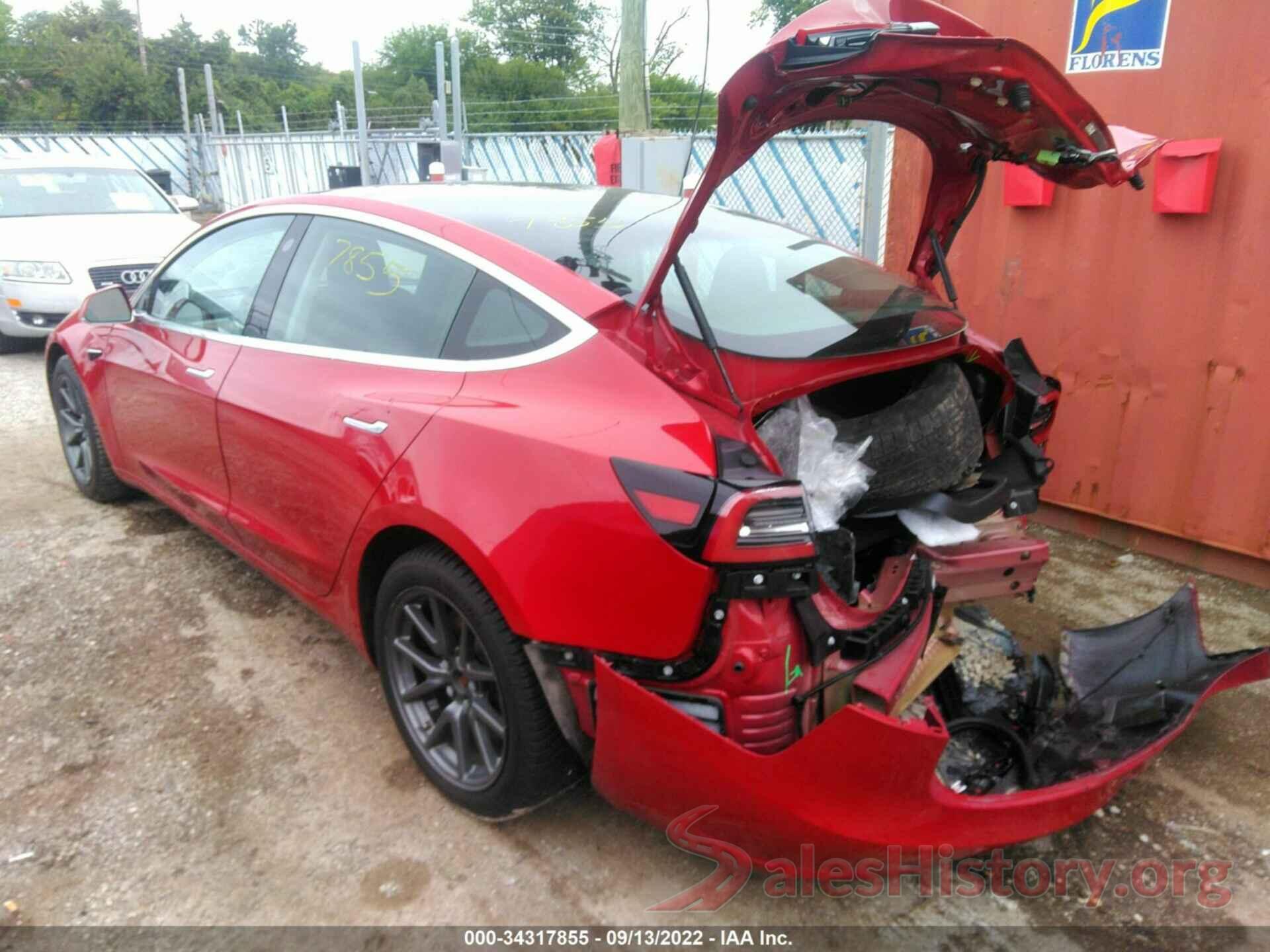 5YJ3E1EA8JF051366 2018 TESLA MODEL 3