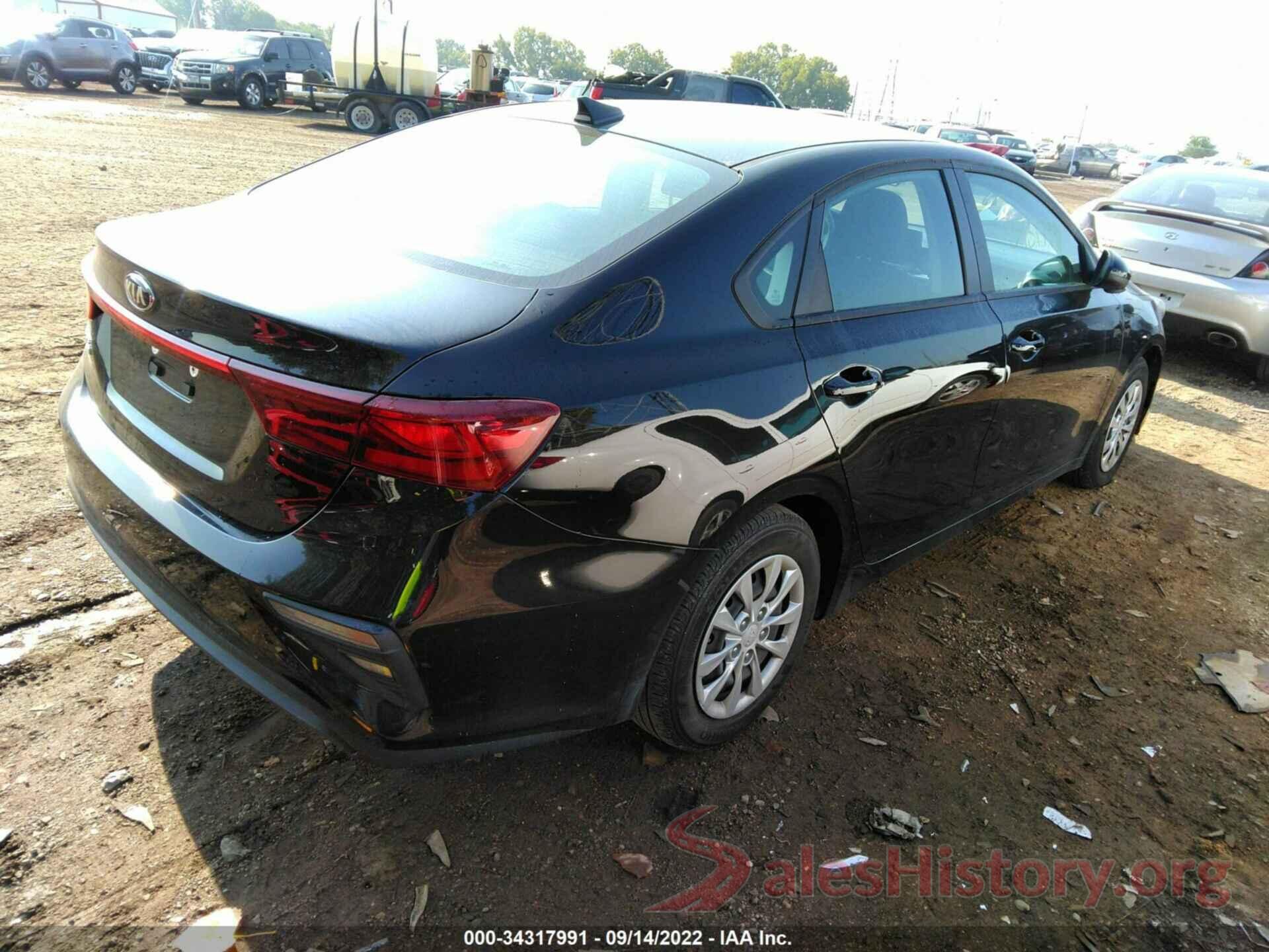 3KPF24AD1LE173129 2020 KIA FORTE