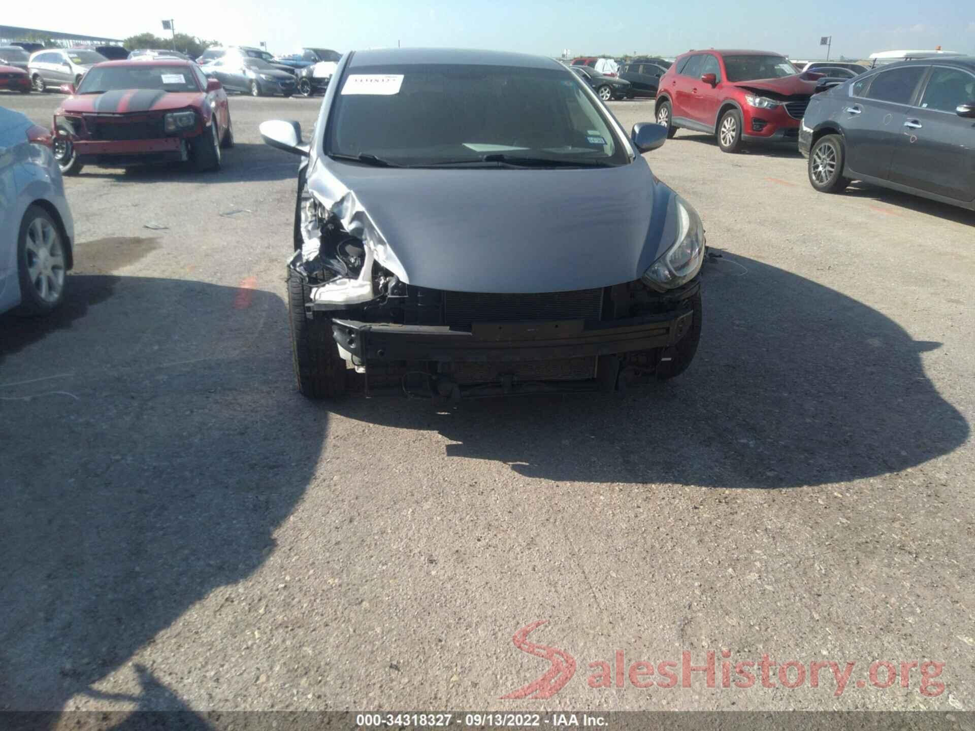 KMHDH4AE3FU392786 2015 HYUNDAI ELANTRA