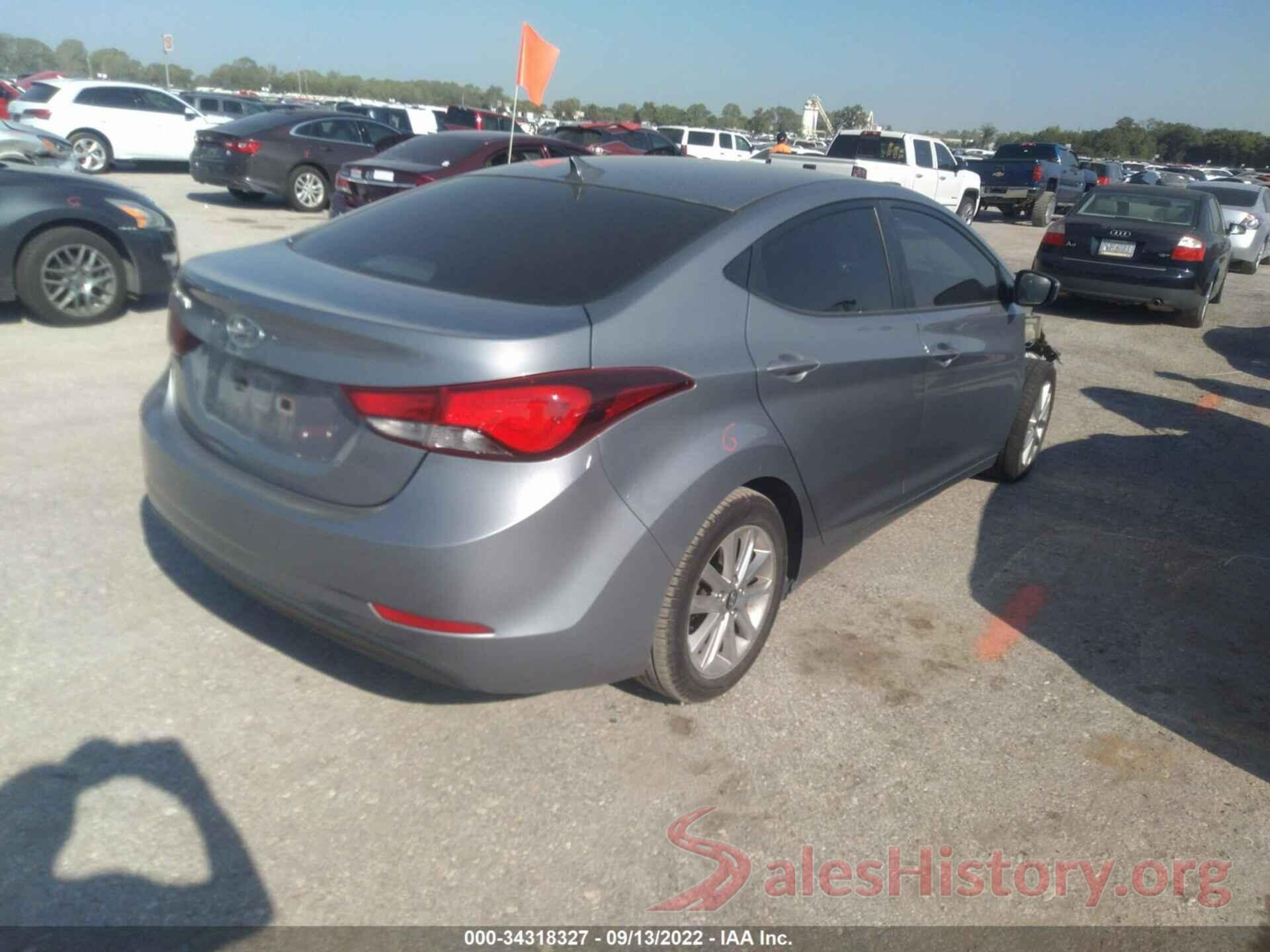 KMHDH4AE3FU392786 2015 HYUNDAI ELANTRA