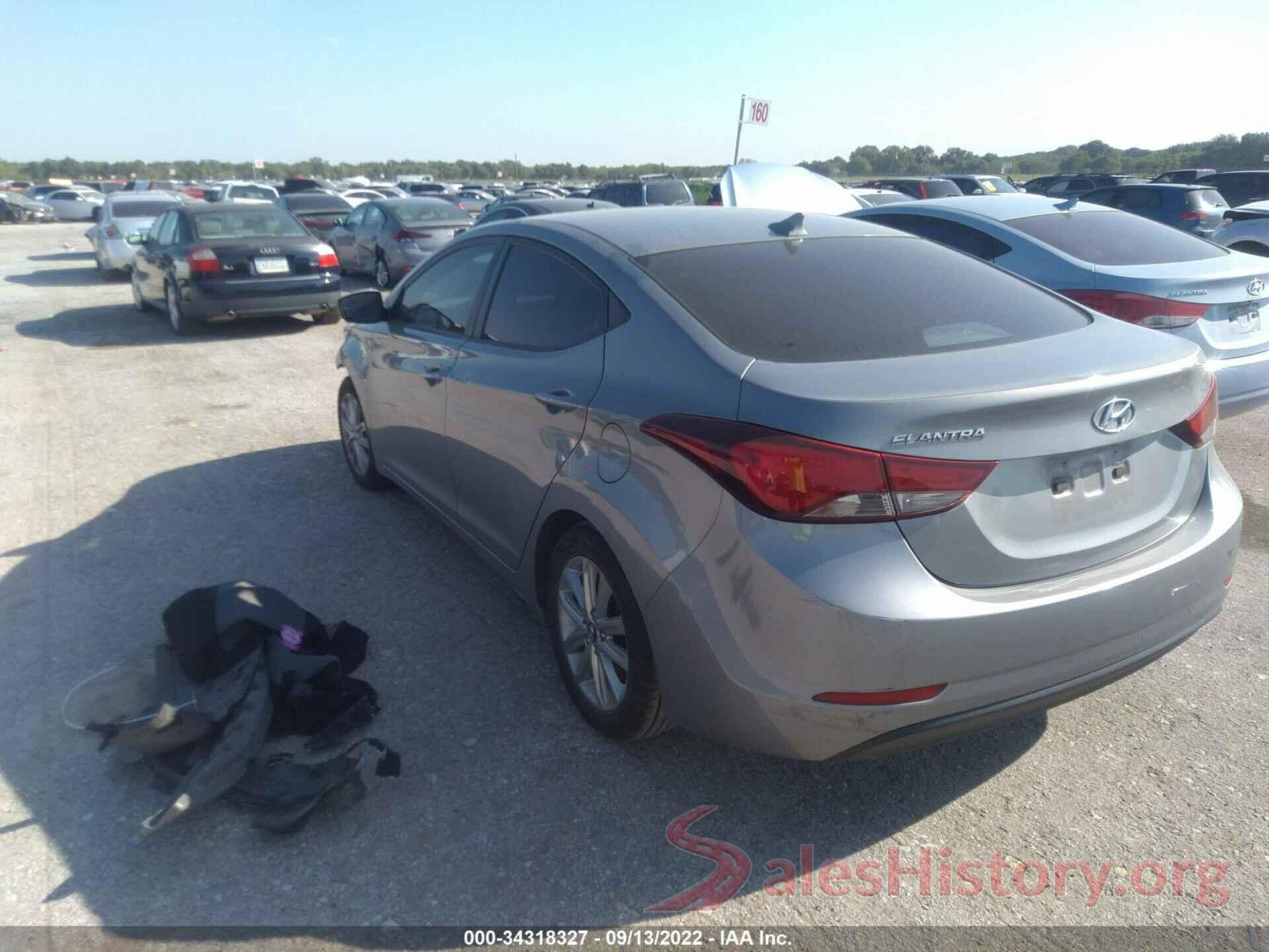 KMHDH4AE3FU392786 2015 HYUNDAI ELANTRA