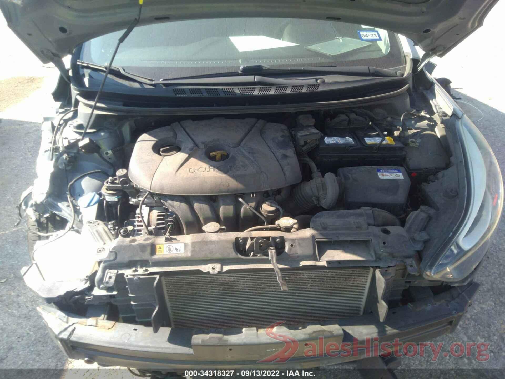 KMHDH4AE3FU392786 2015 HYUNDAI ELANTRA