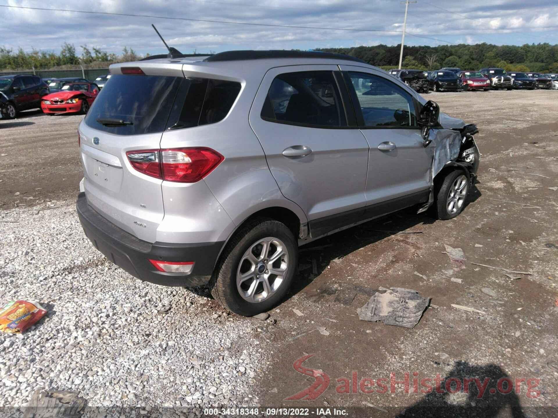 MAJ6S3GL1MC408183 2021 FORD ECOSPORT